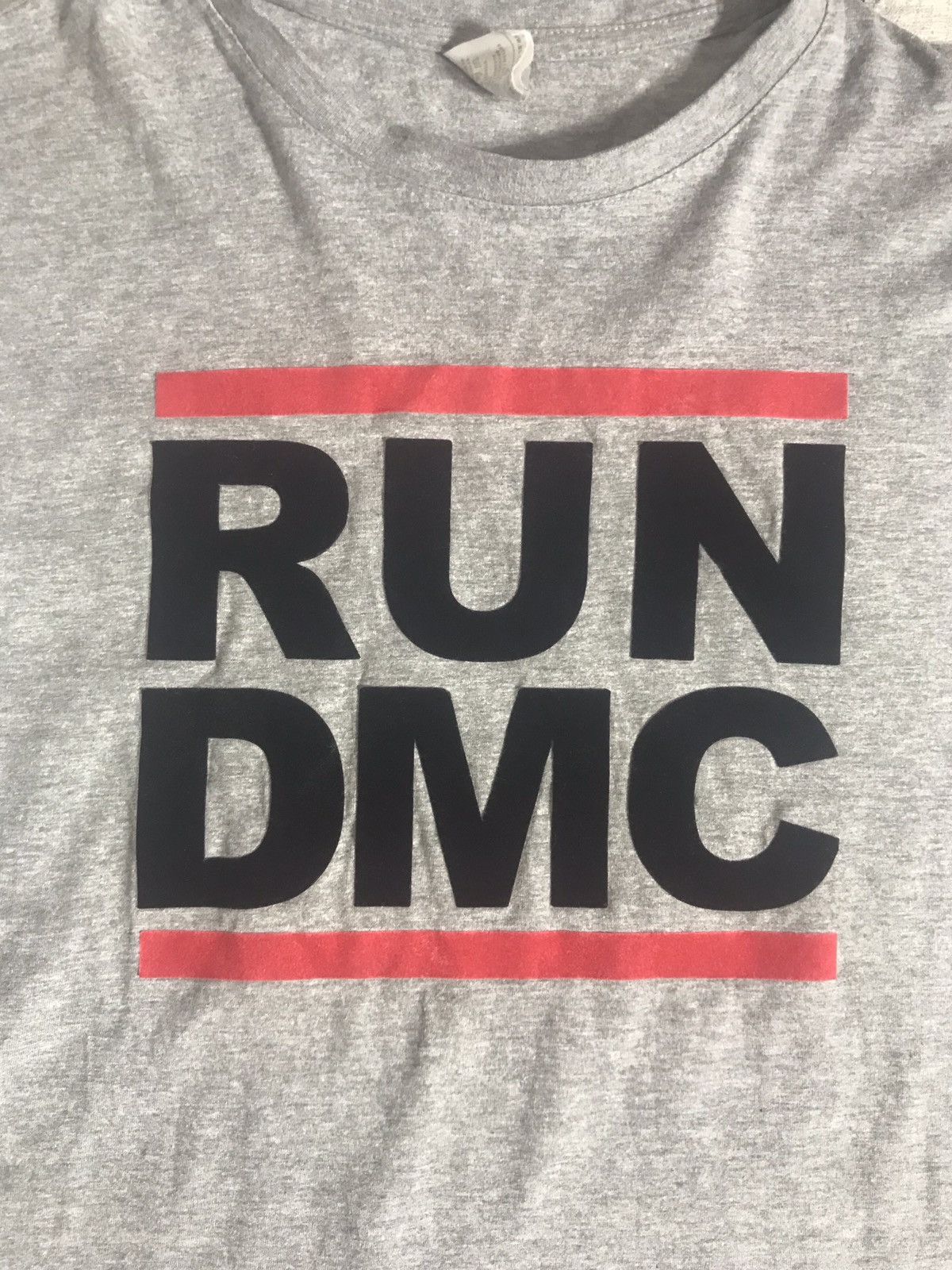 Band Tees Run Dmc big velour logo t-shirt Size US L / EU 52-54 / 3 - 1 Thumbnail