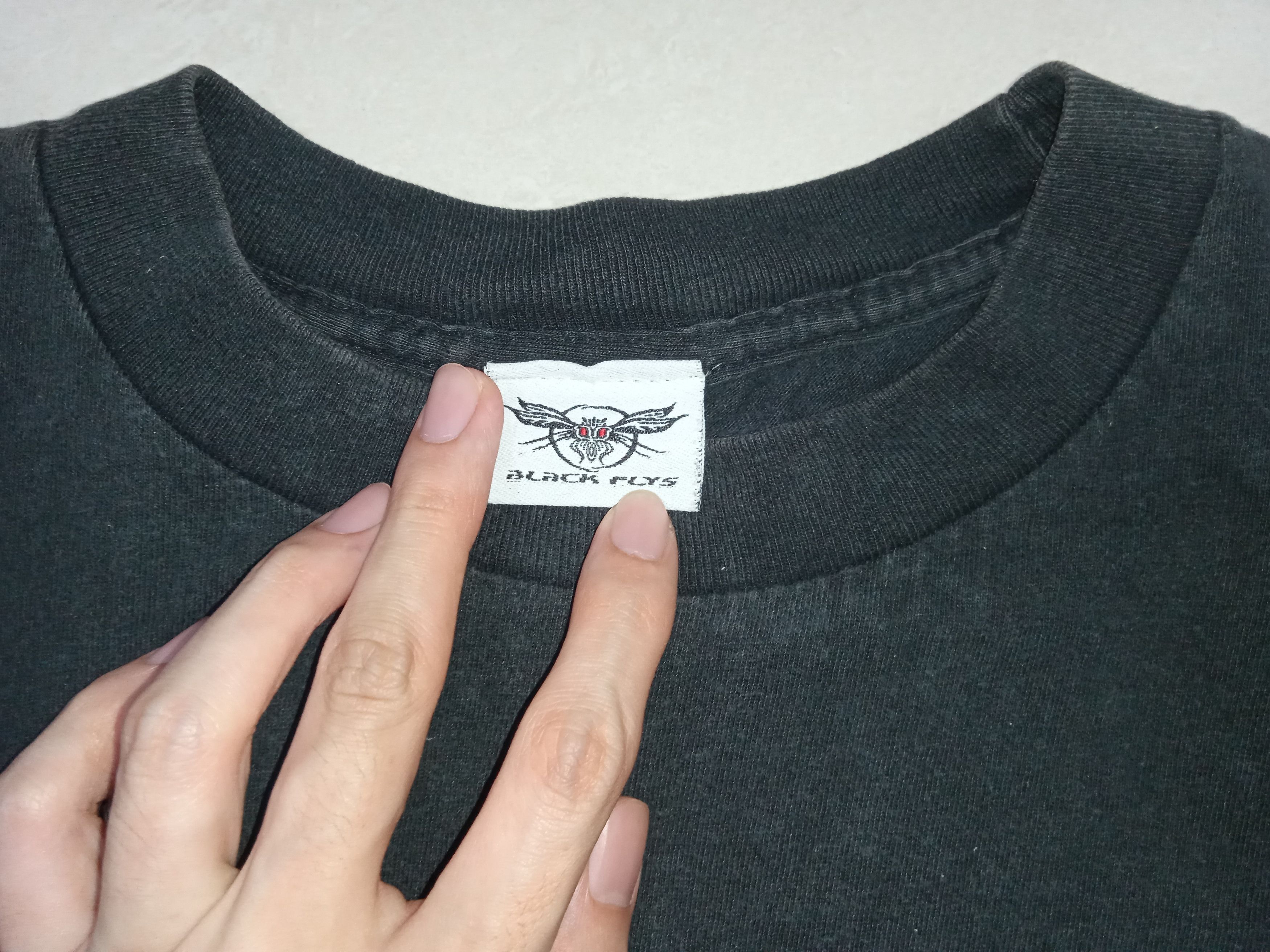 Powell Peralta × Vintage Vintage Black Flys Skateboard T-Shirt Size US L / EU 52-54 / 3 - 4 Thumbnail