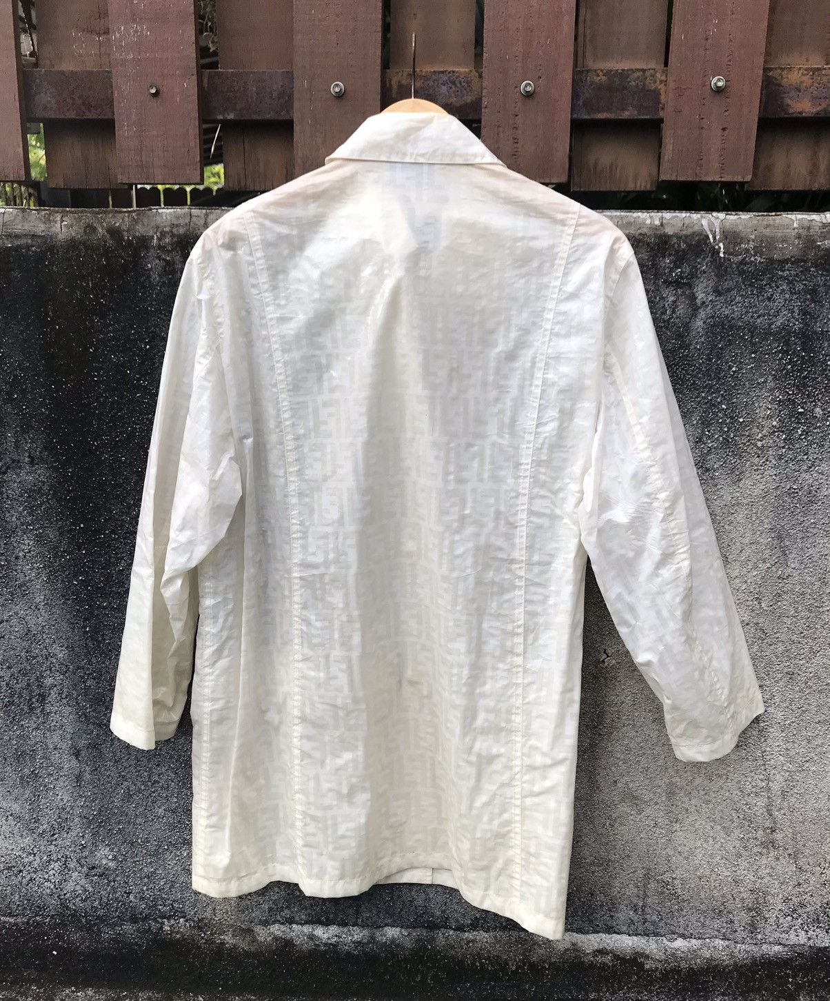 Fendi Fendi Zucca Monogram Raincoat Transparent Jacket Size US M / EU 48-50 / 2 - 21 Thumbnail