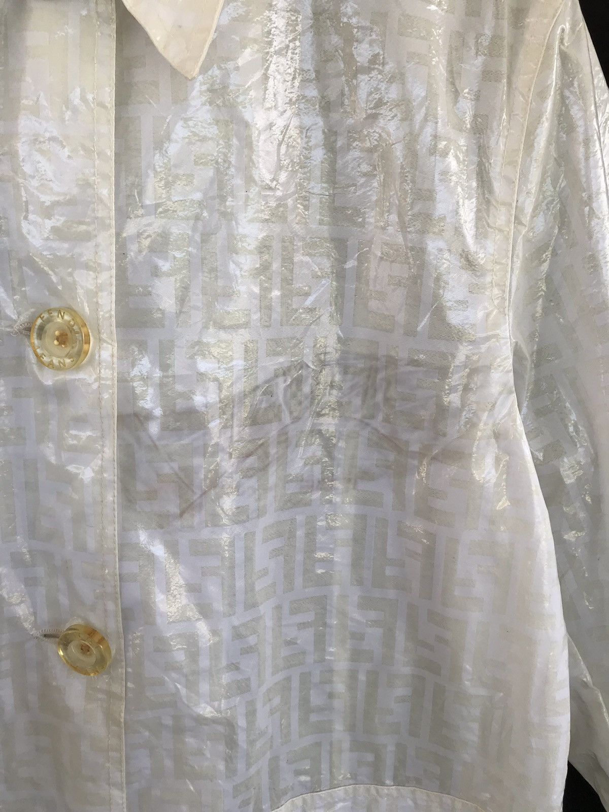 Fendi Fendi Zucca Monogram Raincoat Transparent Jacket Size US M / EU 48-50 / 2 - 3 Thumbnail
