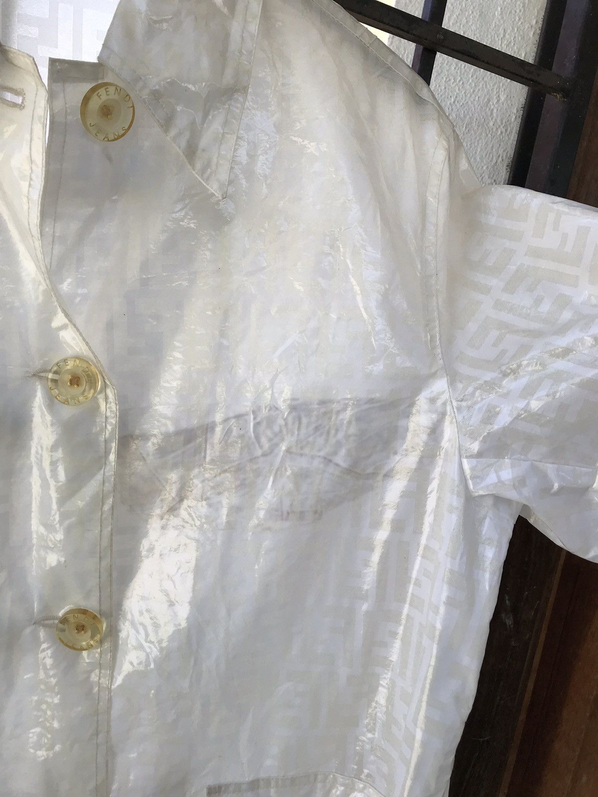 Fendi Fendi Zucca Monogram Raincoat Transparent Jacket Size US M / EU 48-50 / 2 - 12 Thumbnail