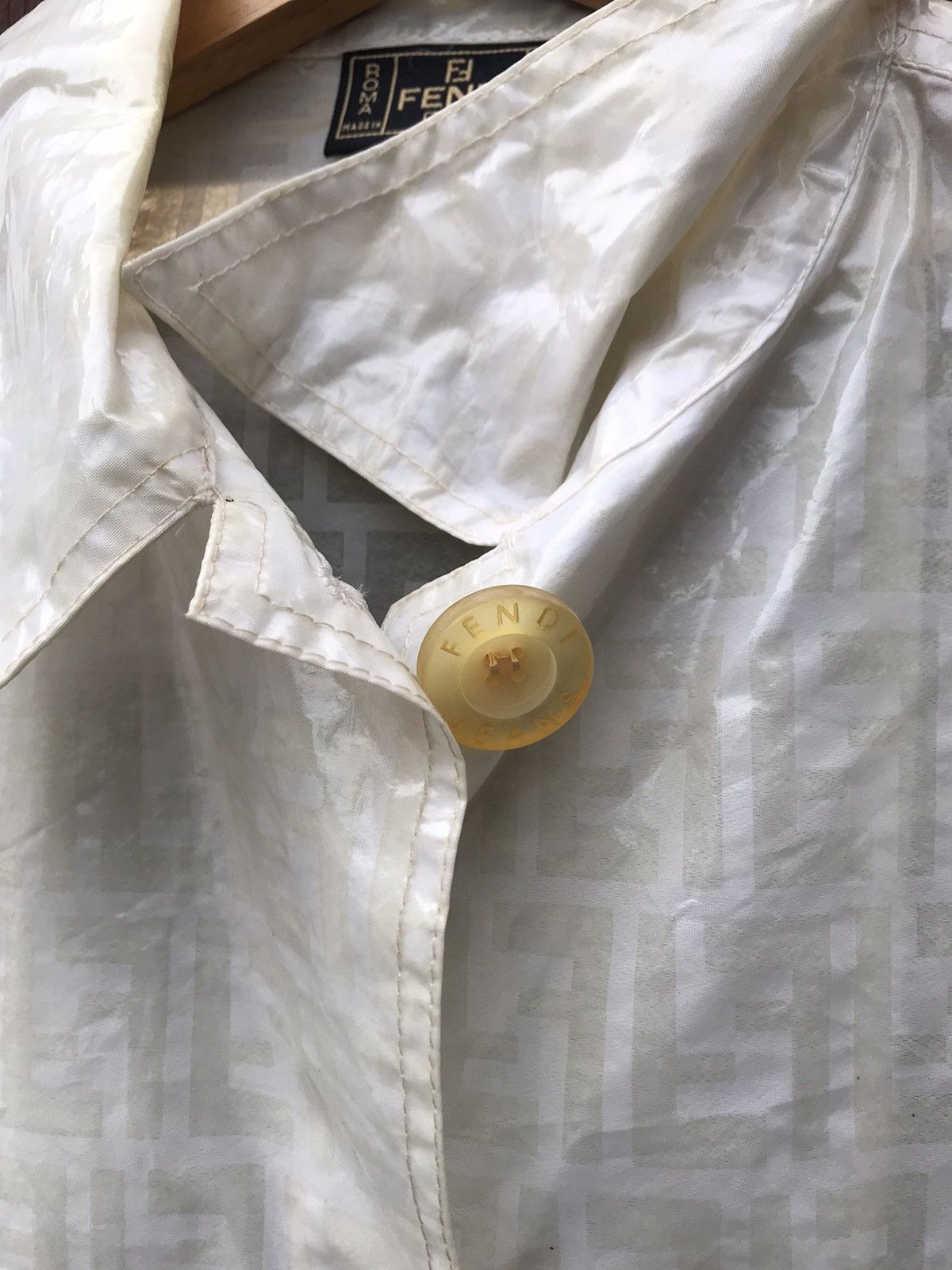 Fendi Fendi Zucca Monogram Raincoat Transparent Jacket Size US M / EU 48-50 / 2 - 19 Thumbnail