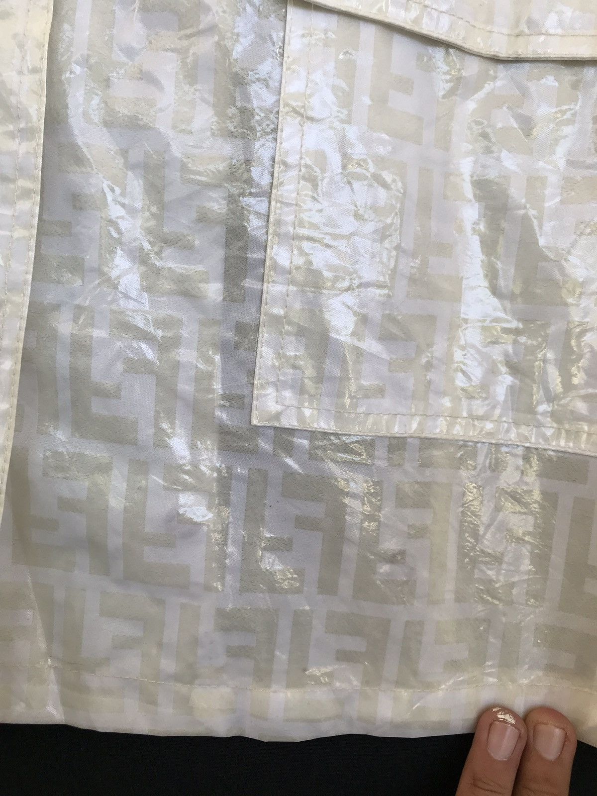 Fendi Fendi Zucca Monogram Raincoat Transparent Jacket Size US M / EU 48-50 / 2 - 13 Thumbnail