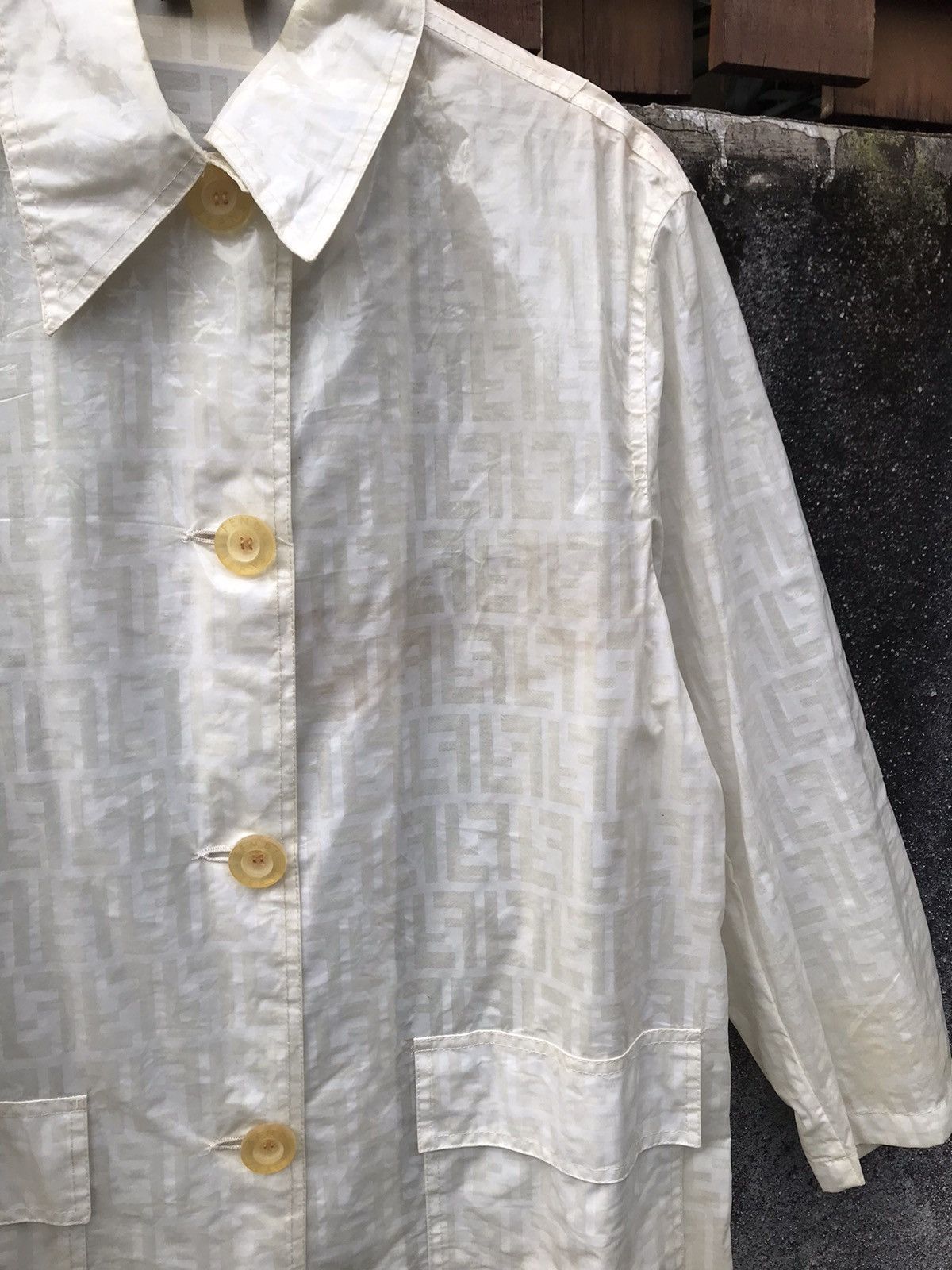 Fendi Fendi Zucca Monogram Raincoat Transparent Jacket Size US M / EU 48-50 / 2 - 18 Thumbnail