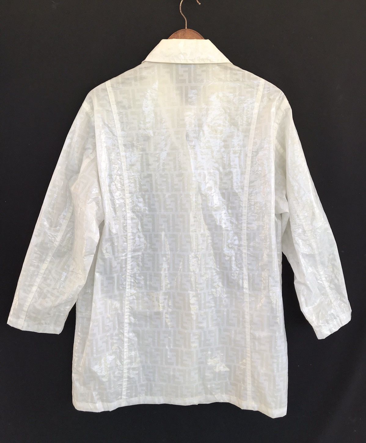 Fendi Fendi Zucca Monogram Raincoat Transparent Jacket Size US M / EU 48-50 / 2 - 9 Thumbnail