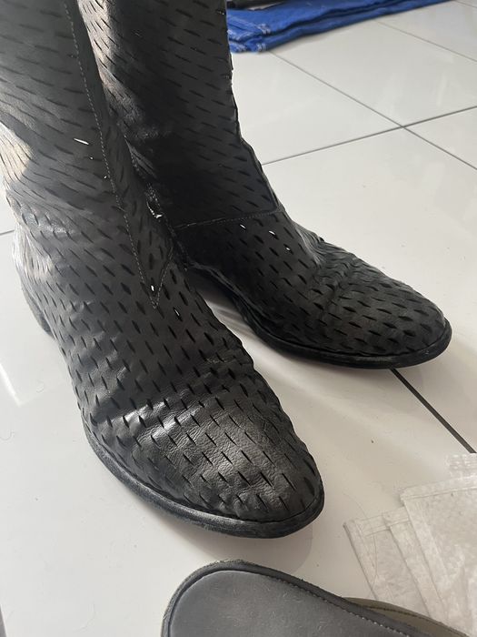 Carol Christian Poell Carol Christian Poell Tornado Laser Cut Boots ...