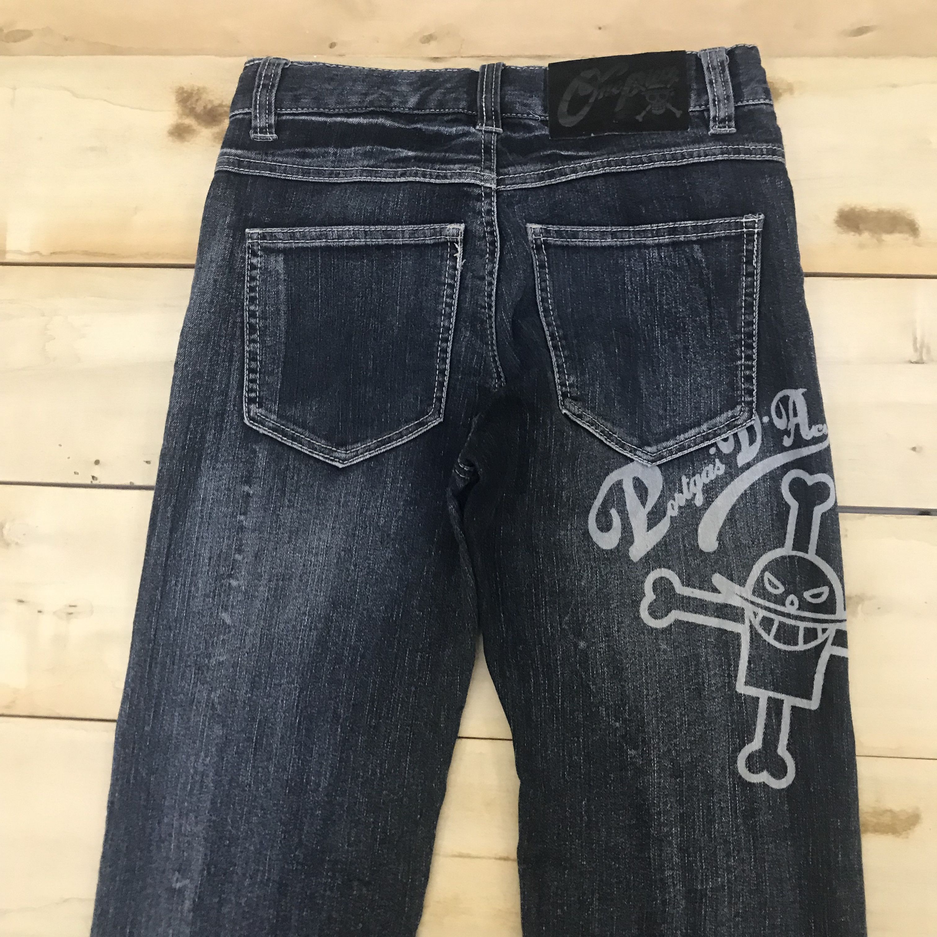 Japanese Brand × One Piece X229 RARE! PORTGAS D ACE WHITE BEARD PIRATES JEANS Size US 28 / EU 44 - 6 Thumbnail