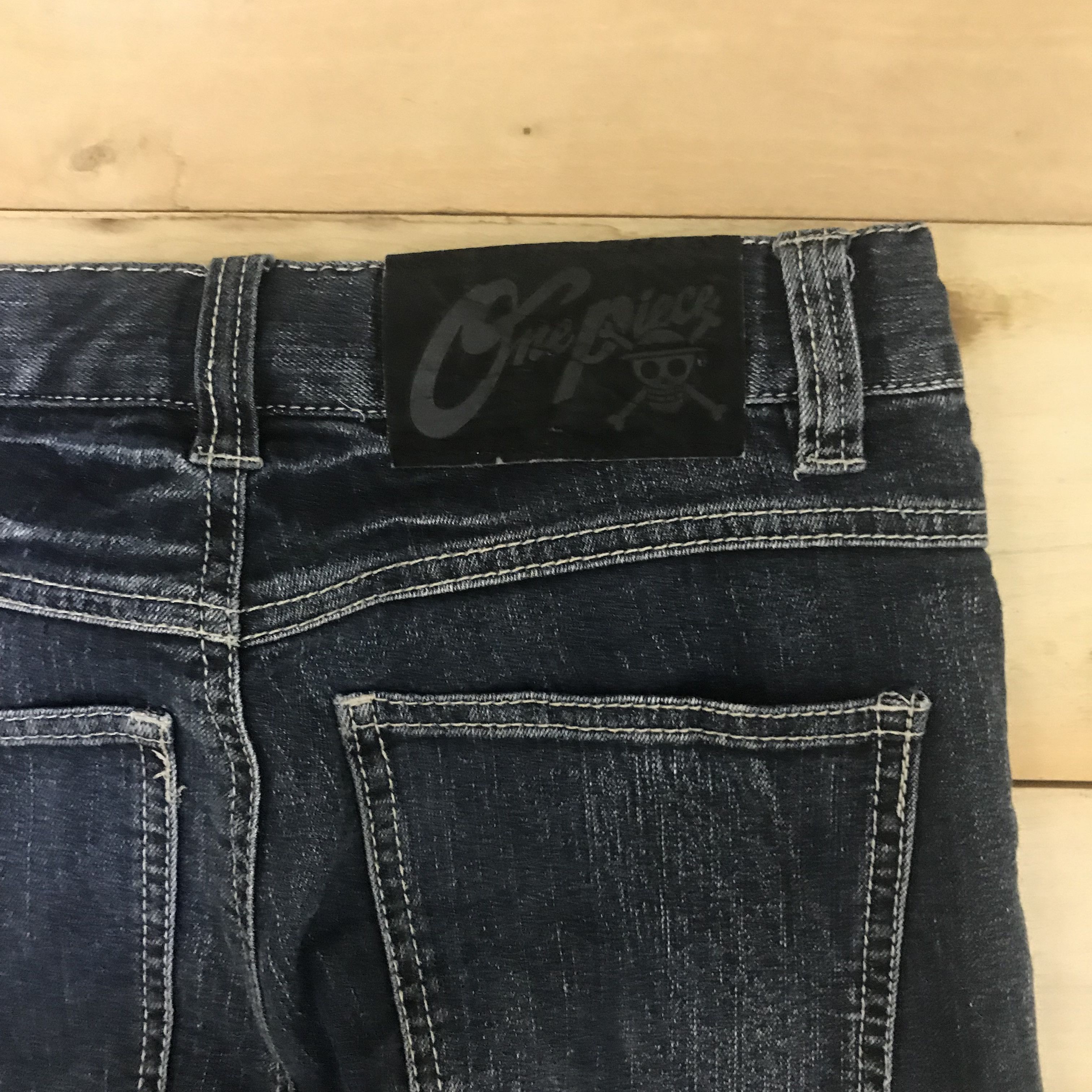 Japanese Brand × One Piece X229 RARE! PORTGAS D ACE WHITE BEARD PIRATES JEANS Size US 28 / EU 44 - 7 Thumbnail