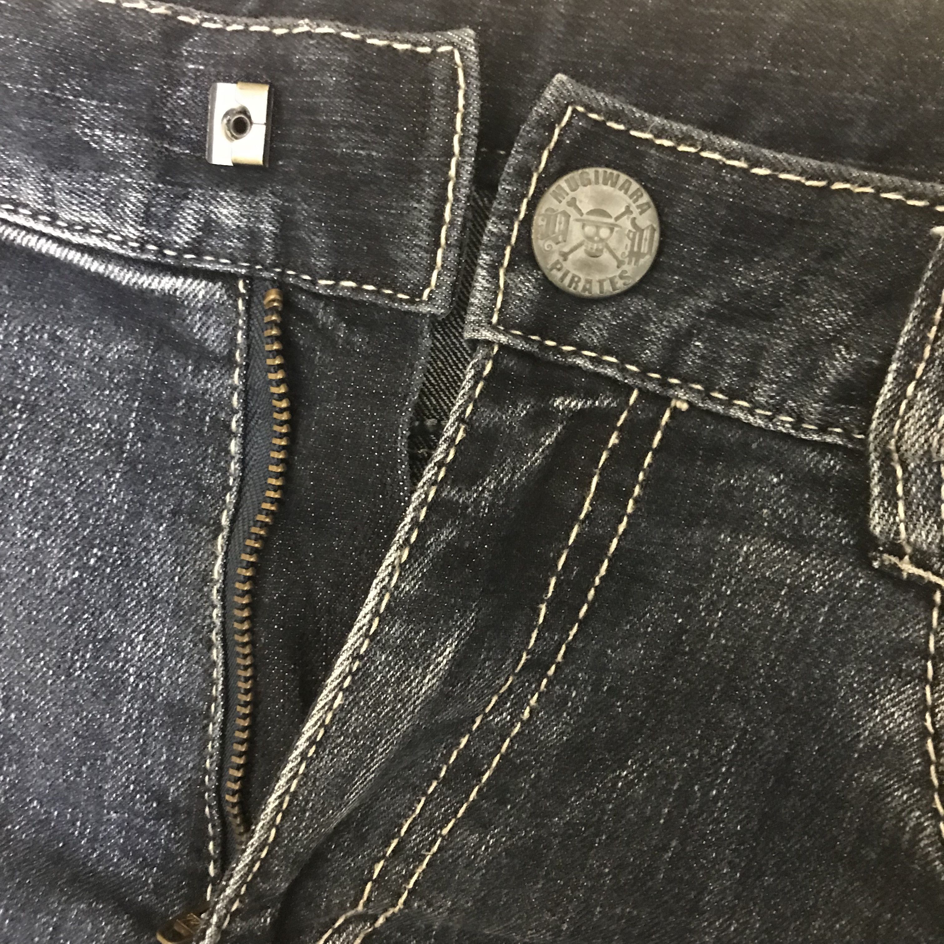Japanese Brand × One Piece X229 RARE! PORTGAS D ACE WHITE BEARD PIRATES JEANS Size US 28 / EU 44 - 5 Thumbnail