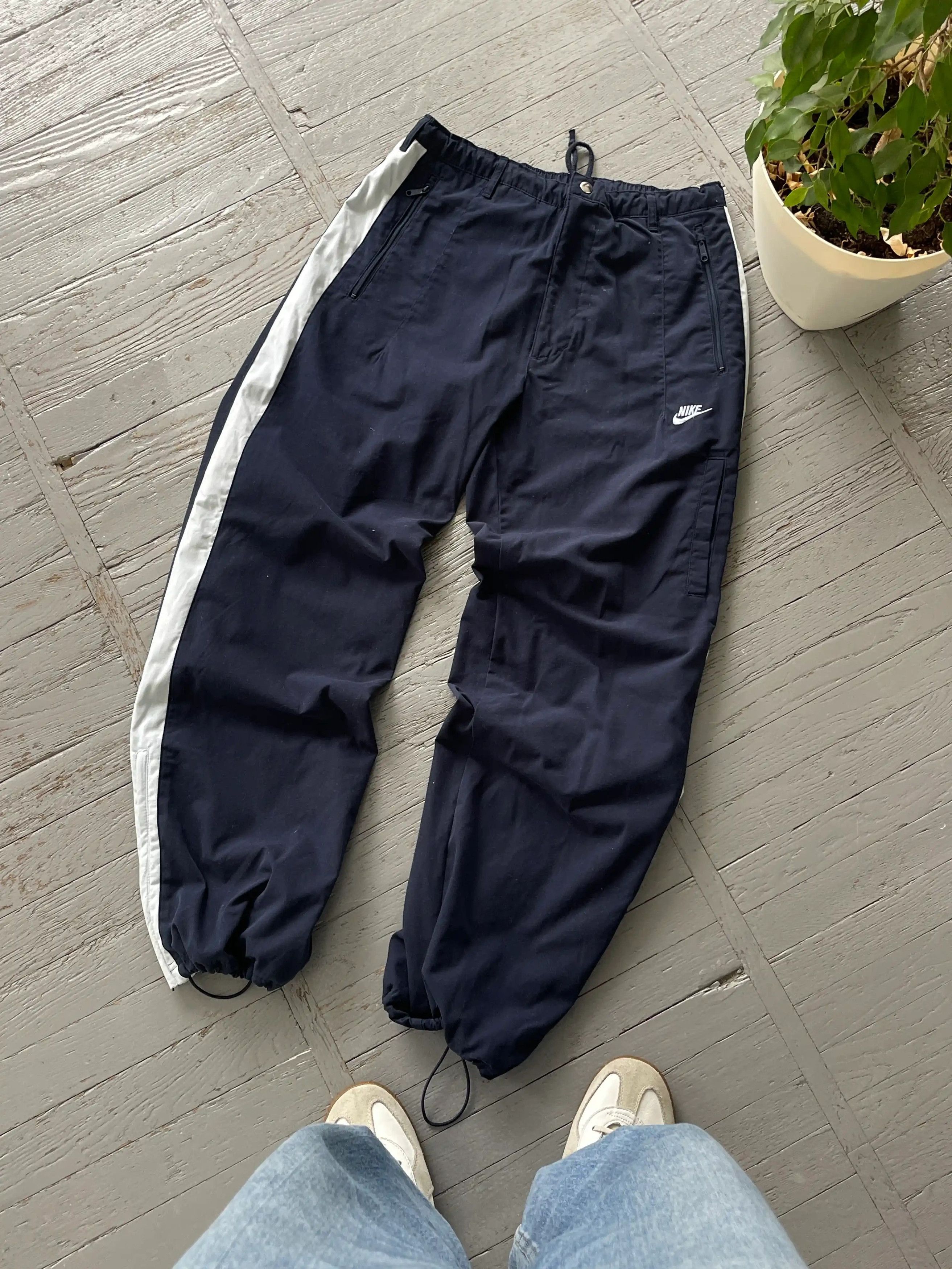 mens nike nylon track pants