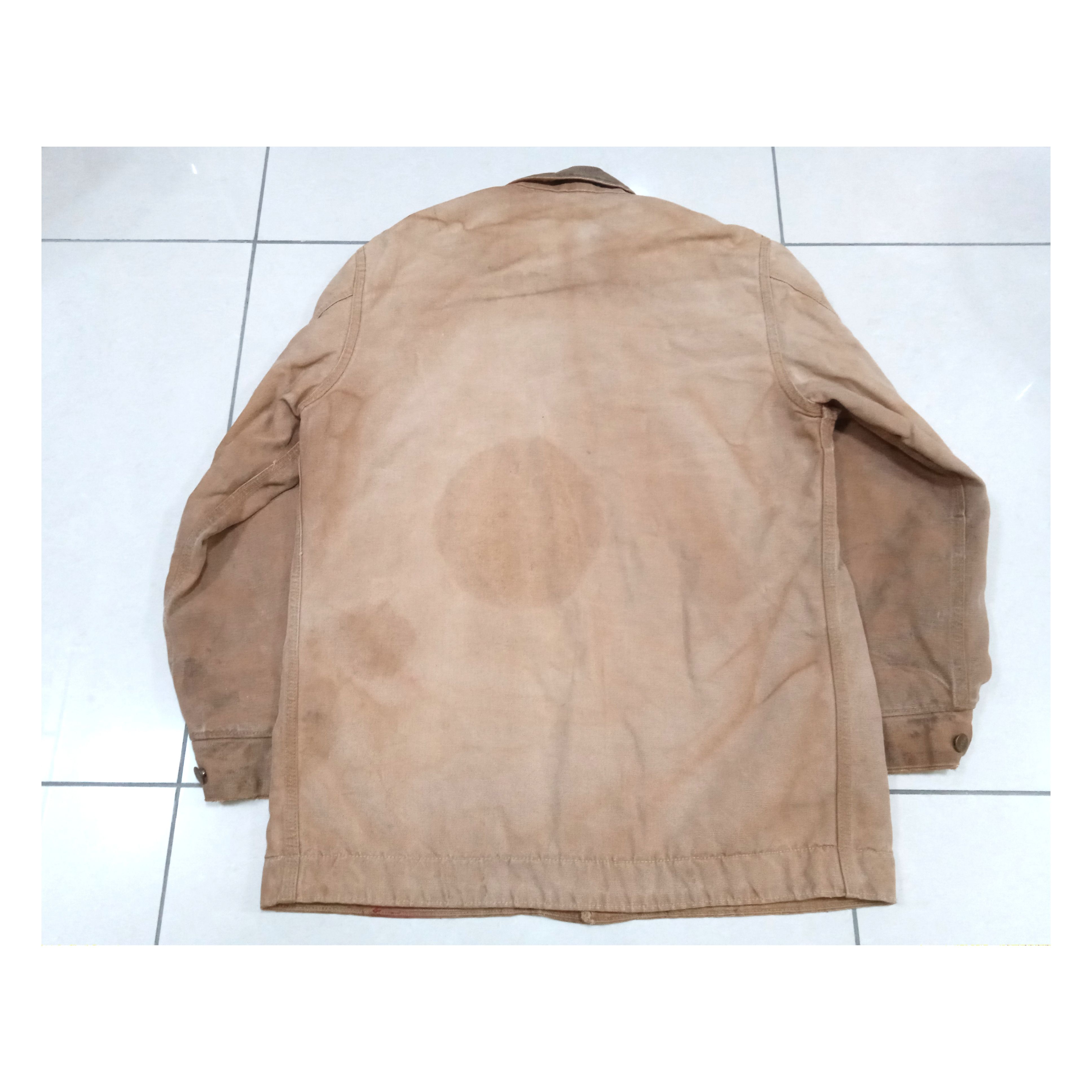 Carhartt Vintage 70s Carhartt Duck Chore Jacket Barn fit Size US L / EU 52-54 / 3 - 2 Thumbnail