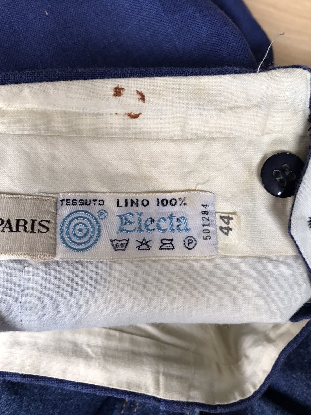 Hanae Mori Made In Japan Hanae Mori Paris Faded Linen Trousers Size US 28 / EU 44 - 11 Thumbnail