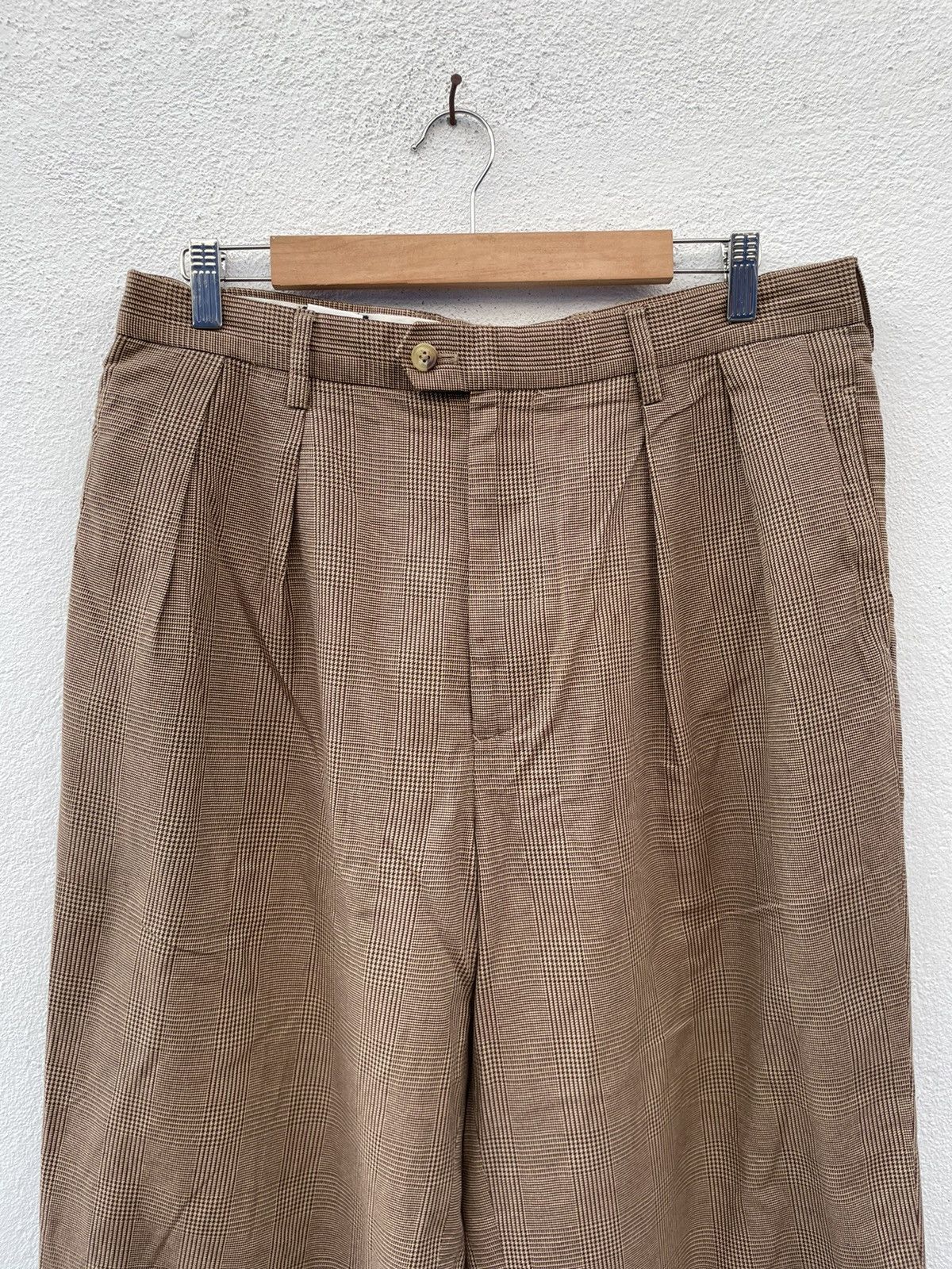Tommy Hilfiger Vintage Tommy Hilfiger Plaid Baggy Pants Size US 33 - 2 Thumbnail