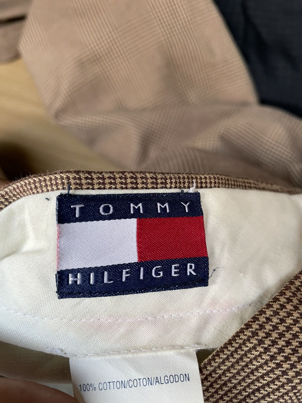 Tommy Hilfiger Vintage Tommy Hilfiger Plaid Baggy Pants Size US 33 - 9 Thumbnail