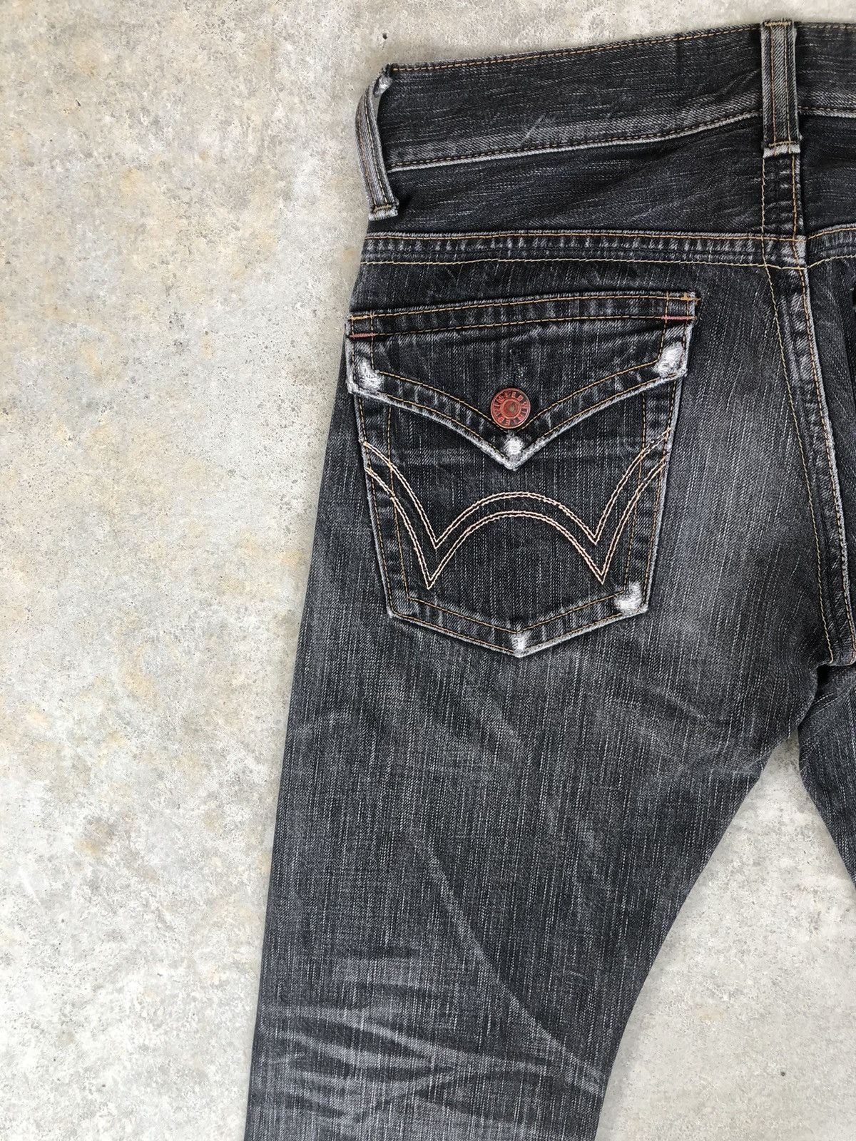 If Six Was Nine Edwin 503 Flared Jeans Distressed Jeans Size US 31 - 10 Thumbnail