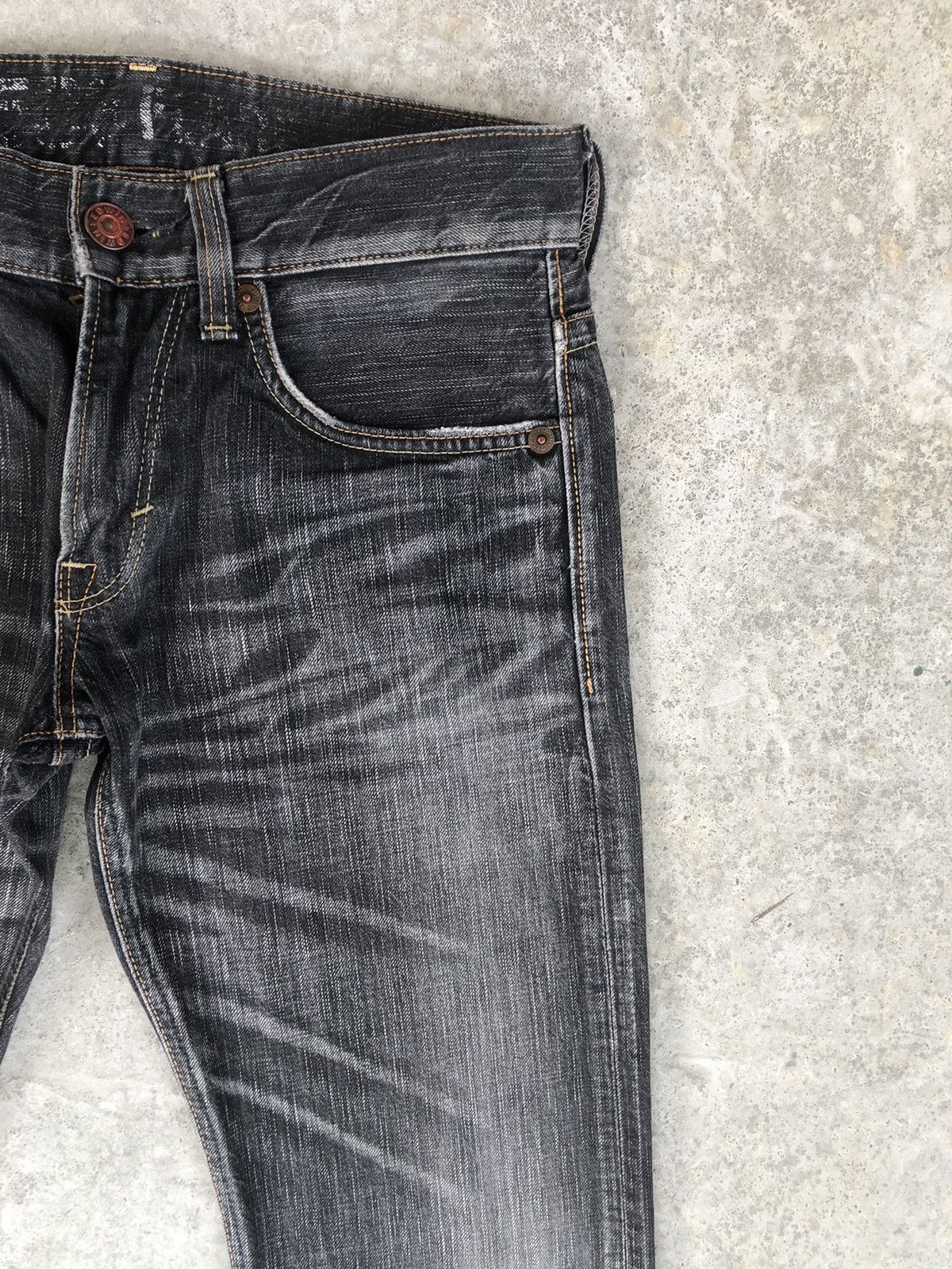 If Six Was Nine Edwin 503 Flared Jeans Distressed Jeans Size US 31 - 6 Thumbnail