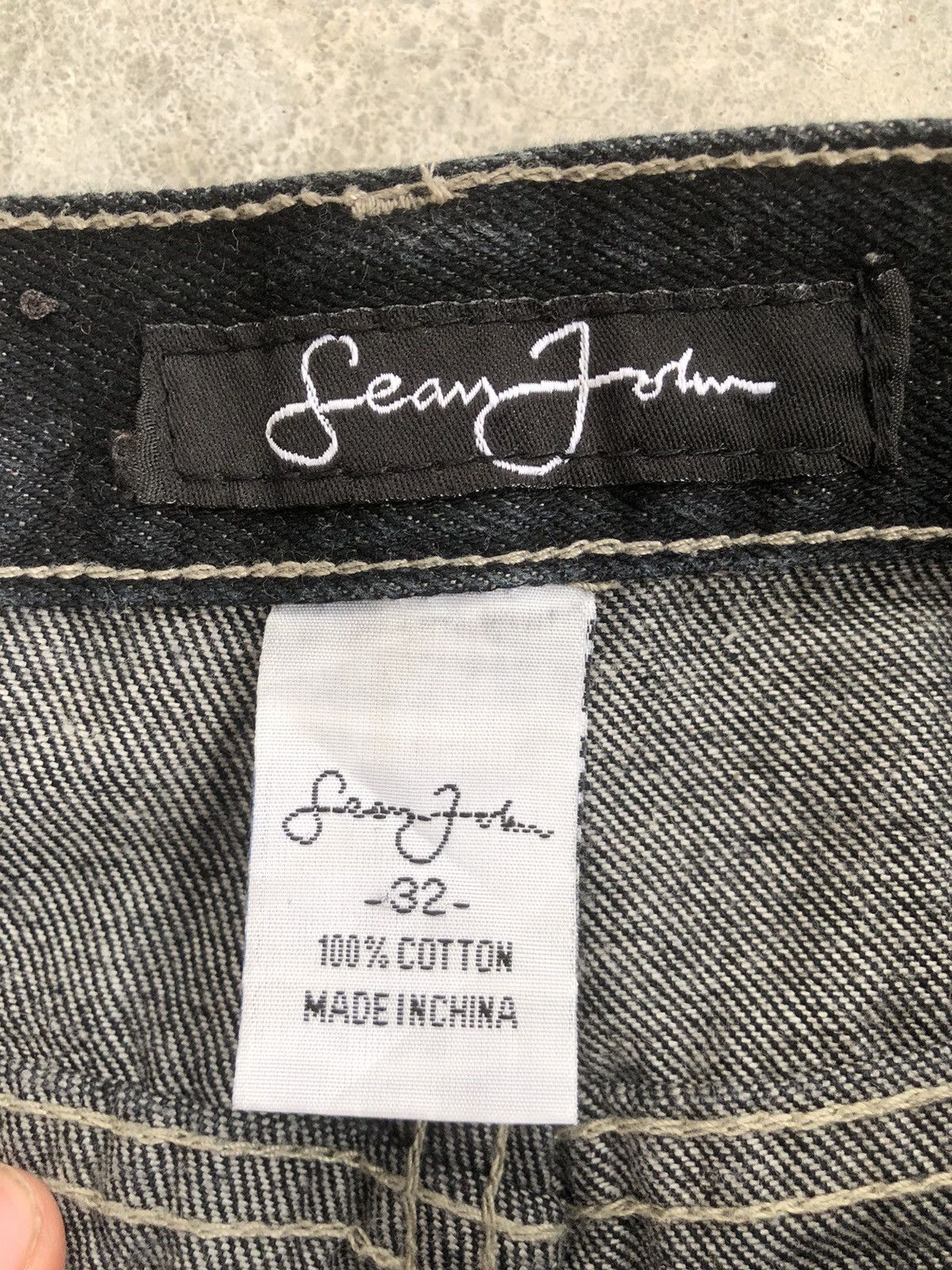 Sean John Sean John Embroidered Jeans Baggy Jeans Hip Hop Size US 31 - 15 Thumbnail