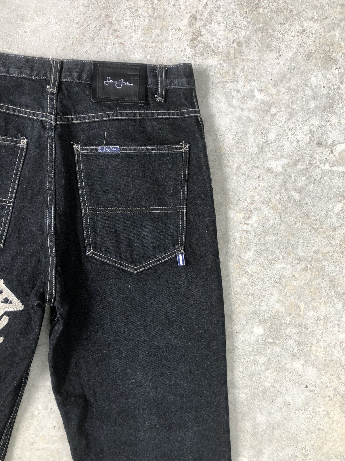 Sean John Sean John Embroidered Jeans Baggy Jeans Hip Hop Size US 31 - 10 Thumbnail