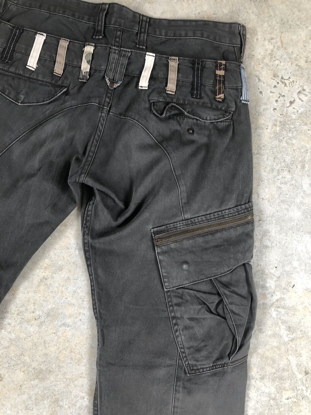Japanese Brand exit double waist cargo pants tactical pocket Size US 34 / EU 50 - 10 Thumbnail