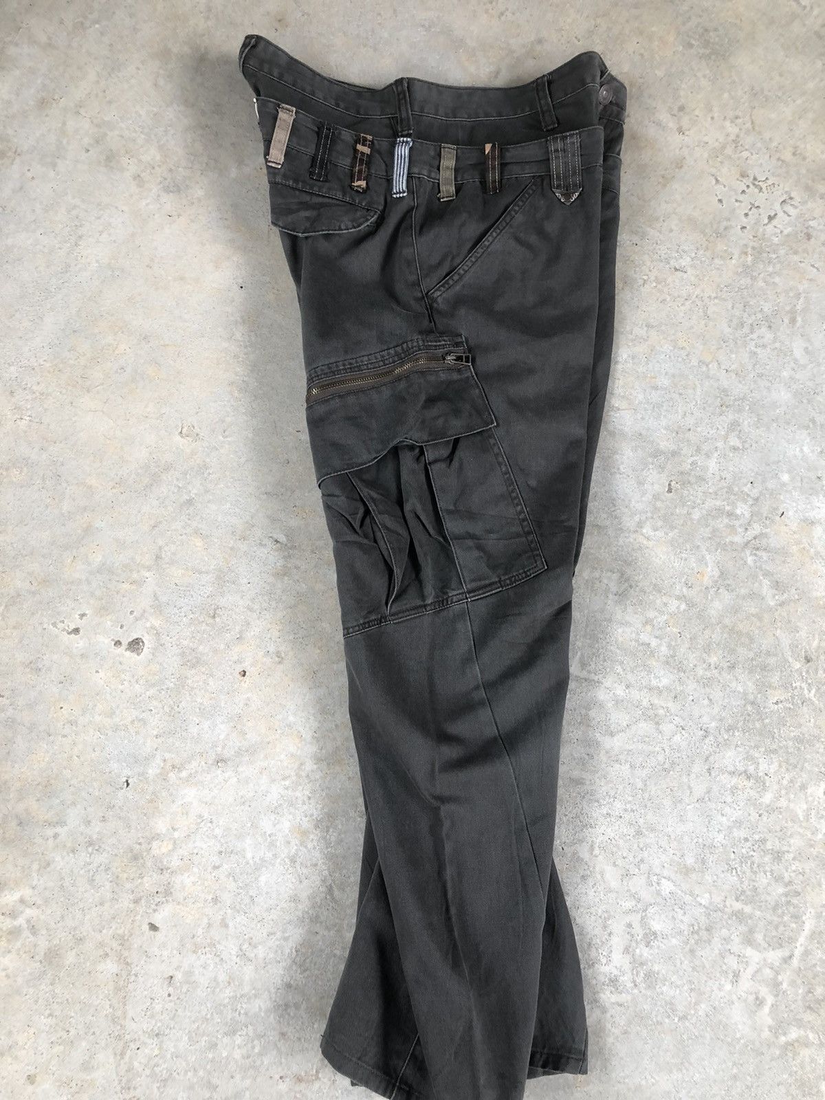 Japanese Brand exit double waist cargo pants tactical pocket Size US 34 / EU 50 - 11 Thumbnail