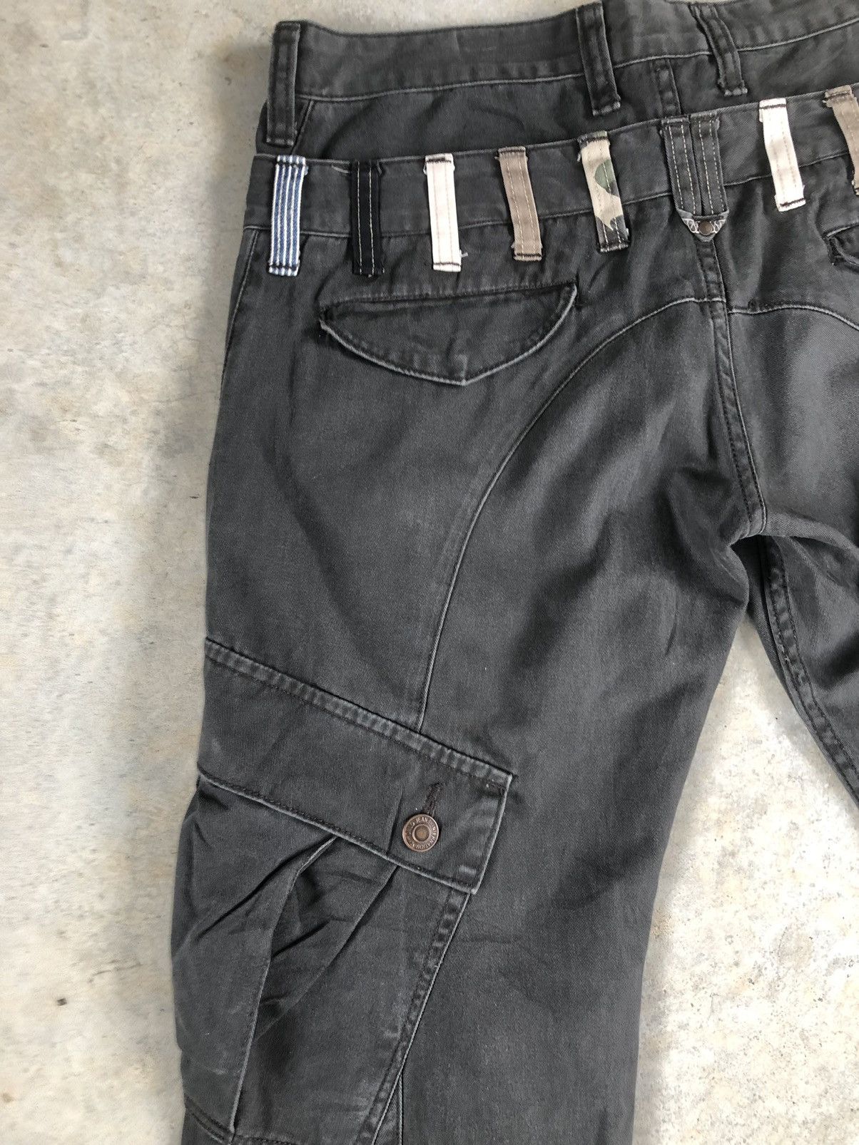 Japanese Brand exit double waist cargo pants tactical pocket Size US 34 / EU 50 - 9 Thumbnail