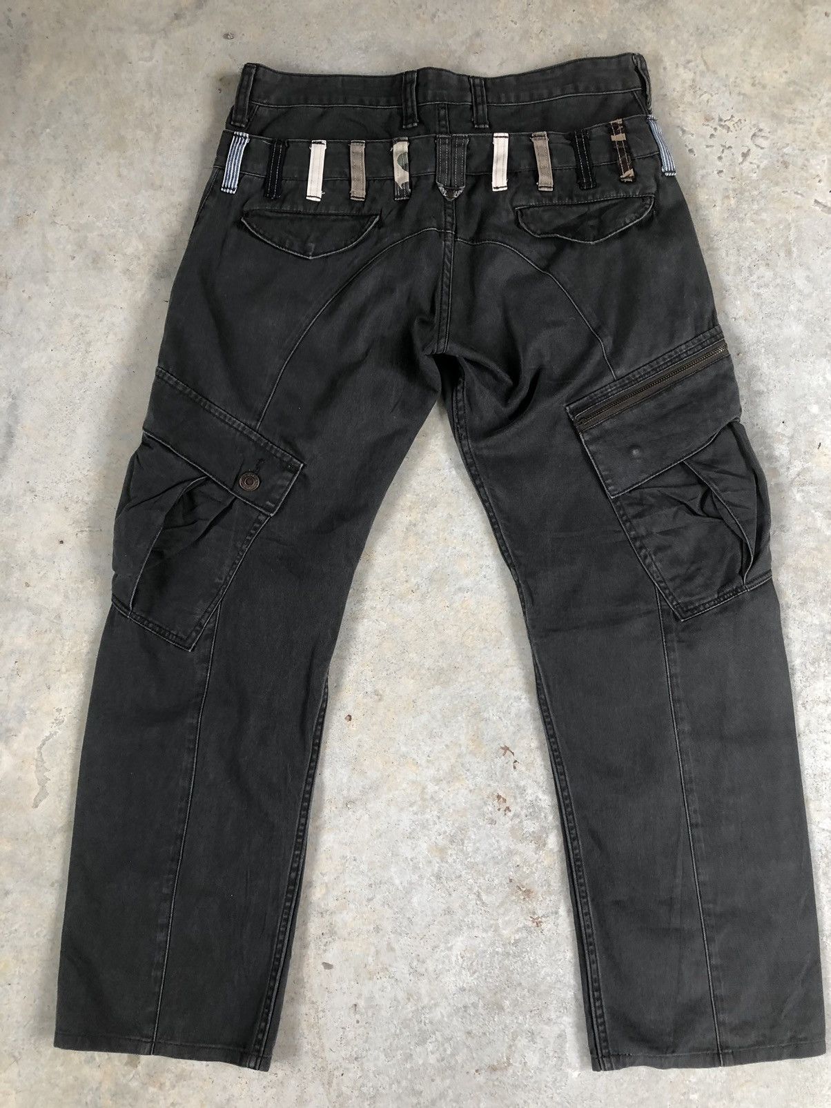 Japanese Brand exit double waist cargo pants tactical pocket Size US 34 / EU 50 - 2 Thumbnail