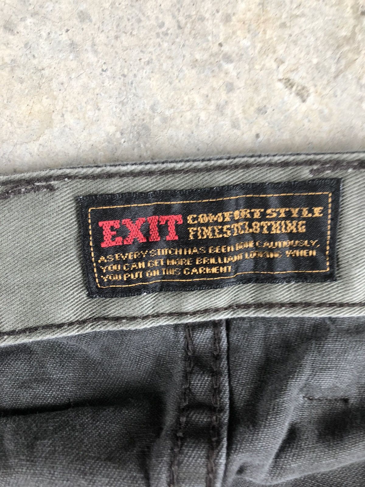 Japanese Brand exit double waist cargo pants tactical pocket Size US 34 / EU 50 - 12 Thumbnail