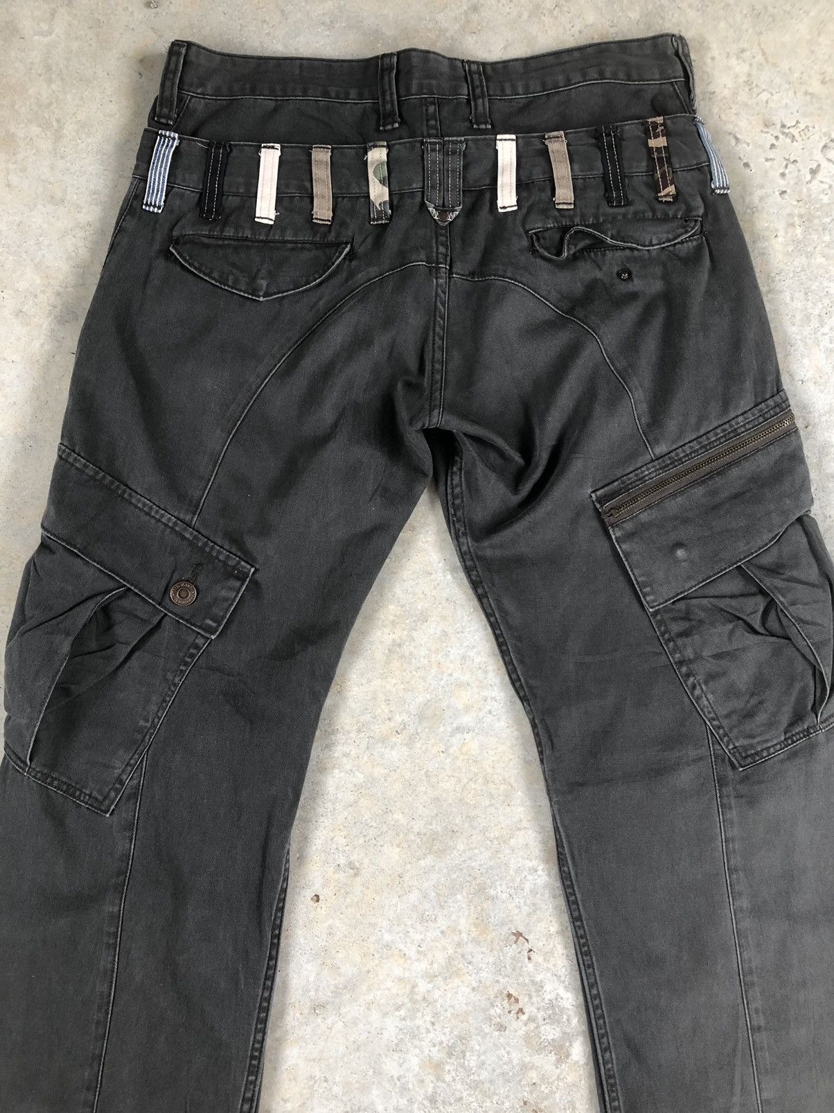 Japanese Brand exit double waist cargo pants tactical pocket Size US 34 / EU 50 - 8 Thumbnail
