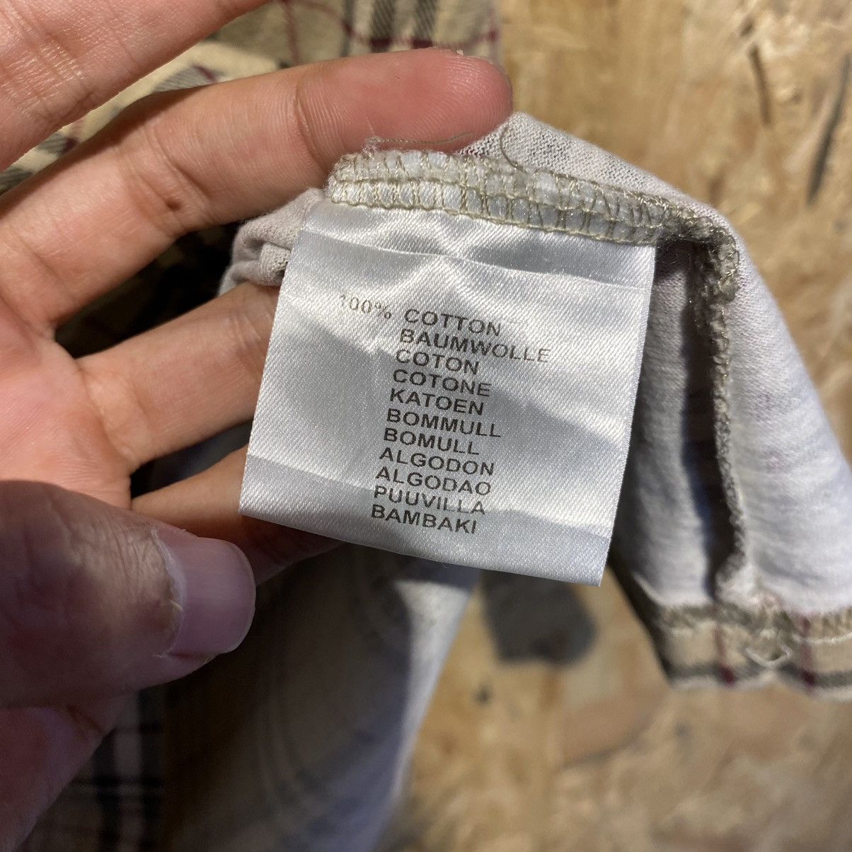 Burberry × Burberry Prorsum Burberry London Fullprint Checked Tee Like New Size US M / EU 48-50 / 2 - 7 Thumbnail