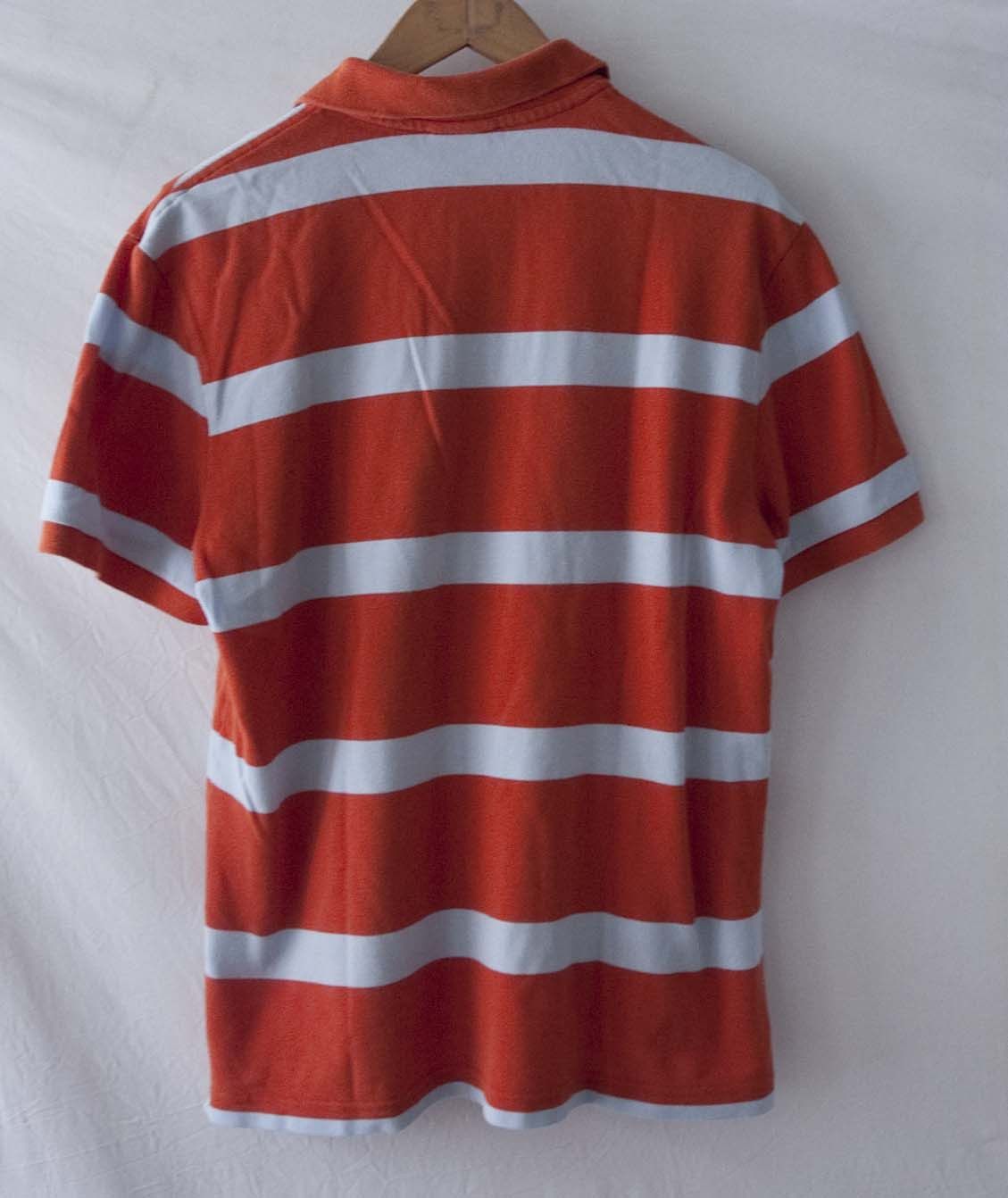 Lacoste Lacoste Polo Orange / White Size 5/ M/L Size US M / EU 48-50 / 2 - 5 Thumbnail