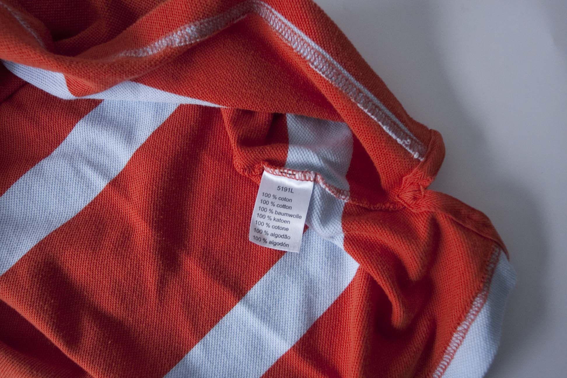 Lacoste Lacoste Polo Orange / White Size 5/ M/L Size US M / EU 48-50 / 2 - 3 Thumbnail