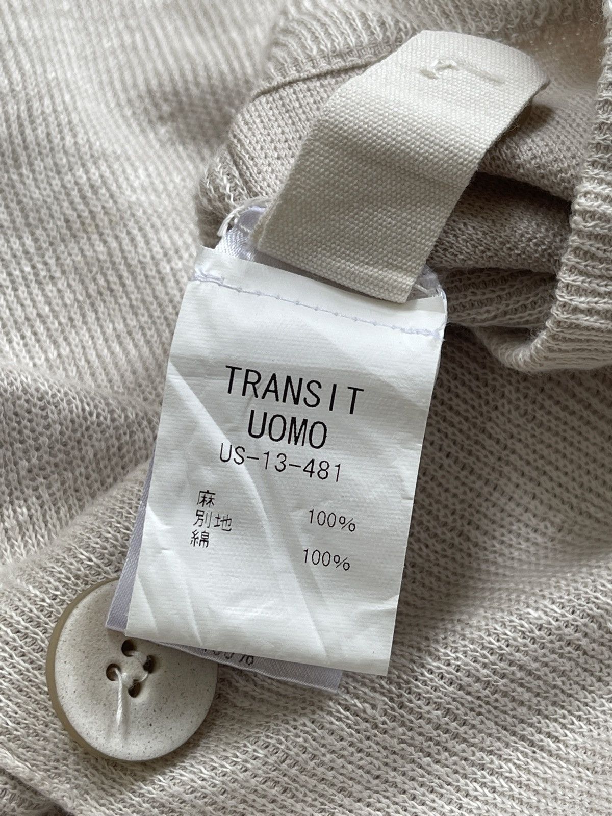 Transit Uomo Transit Uomo Knitted Cardigan Jacket Size US S / EU 44-46 / 1 - 7 Thumbnail