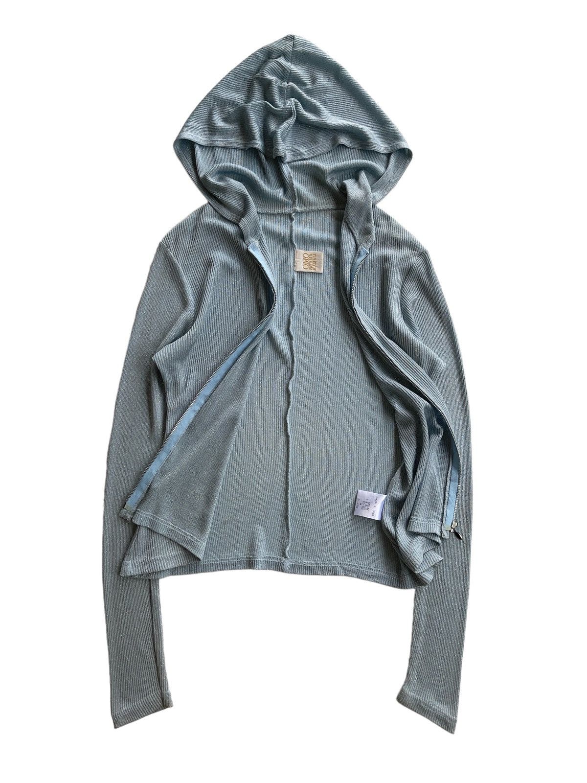 Norma Kamali Norma Kamali Cropped Knitted Hooded Size M / US 6-8 / IT 42-44 - 2 Thumbnail