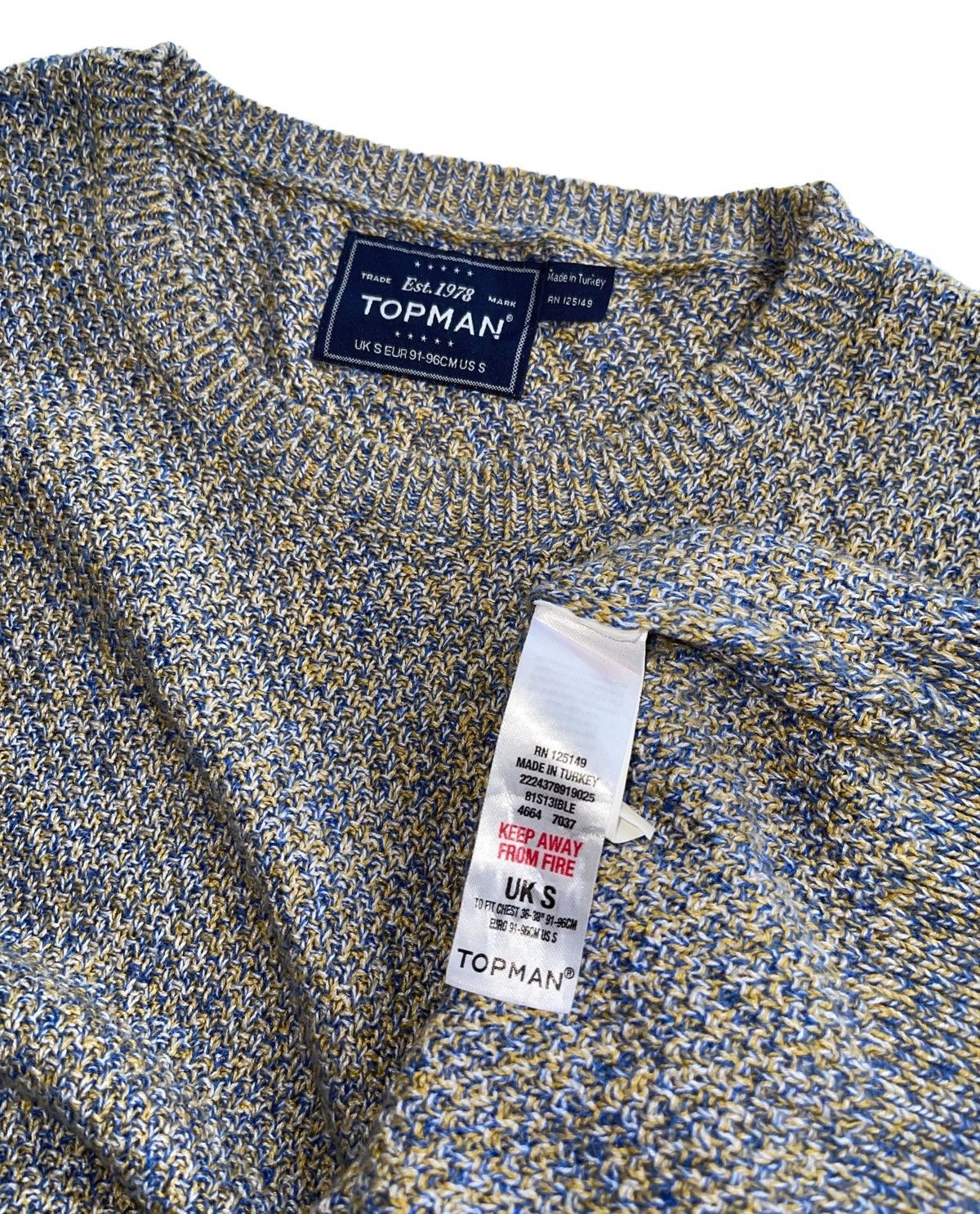 Topman Topman Jumper Knitted Size US S / EU 44-46 / 1 - 4 Thumbnail