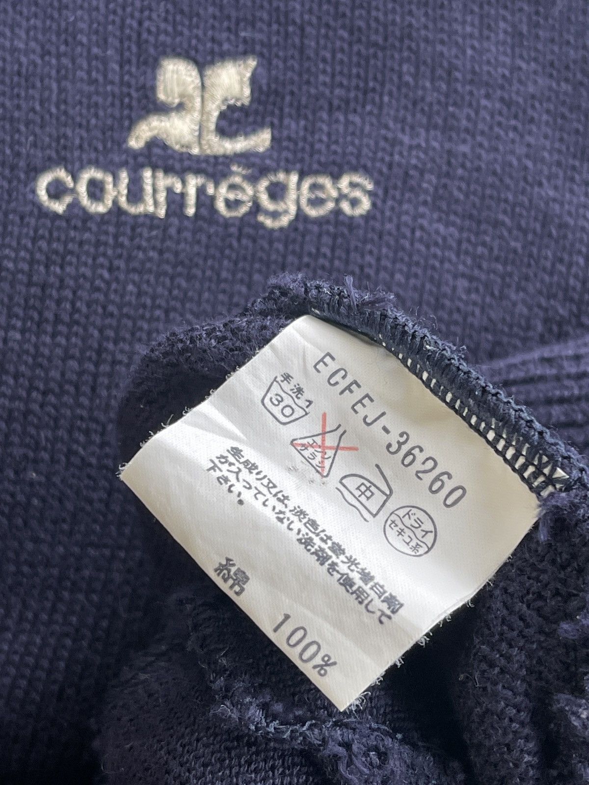 Courreges Courreges Luxury Knitted Cardigan Size L / US 10 / IT 46 - 6 Thumbnail