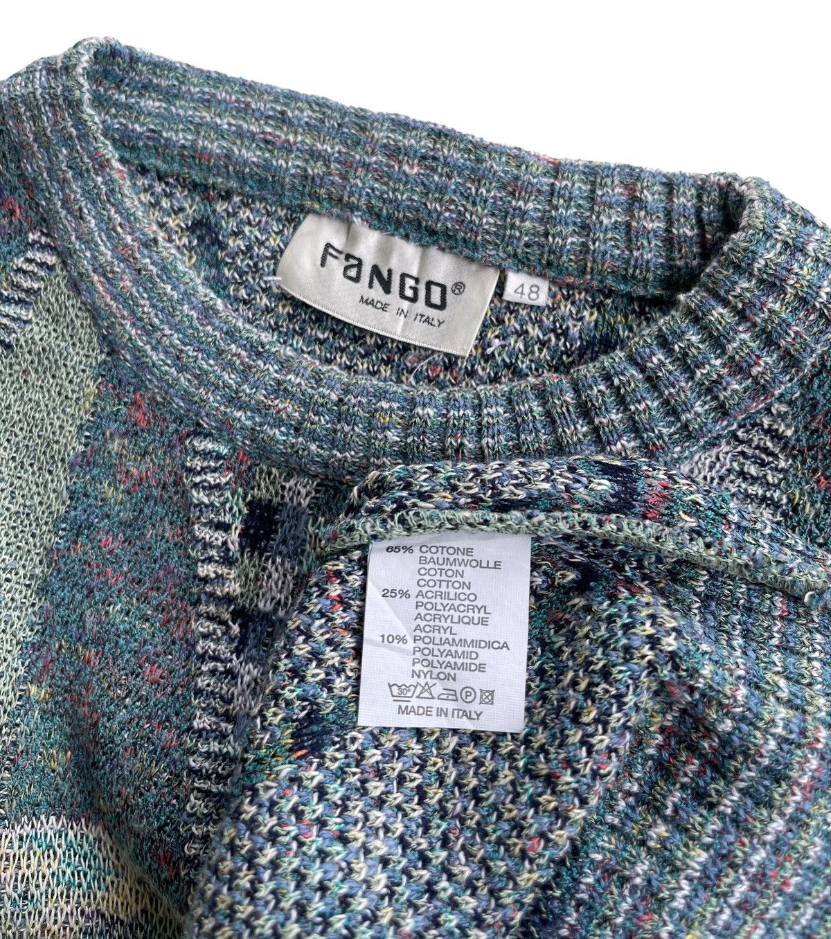 Vintage Vintage Geometric Jumper Knitwear Size US M / EU 48-50 / 2 - 7 Thumbnail