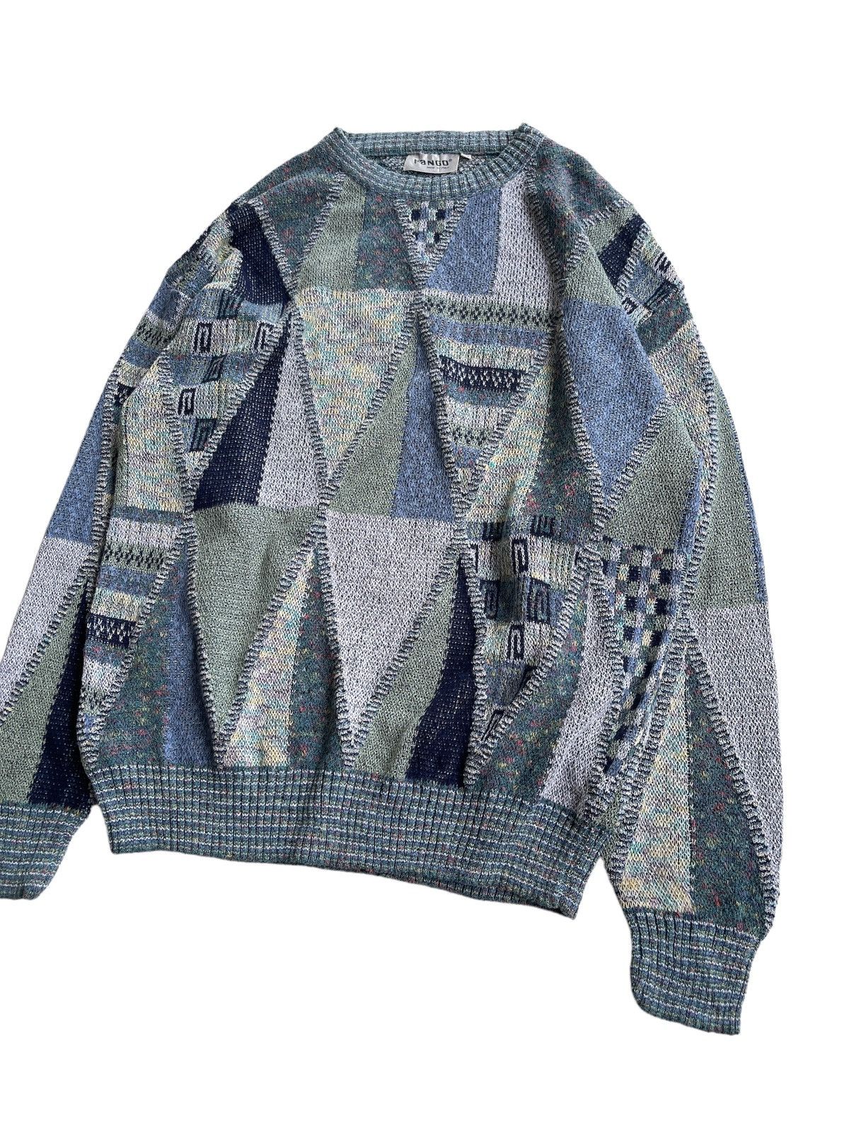 Vintage Vintage Geometric Jumper Knitwear Size US M / EU 48-50 / 2 - 4 Thumbnail