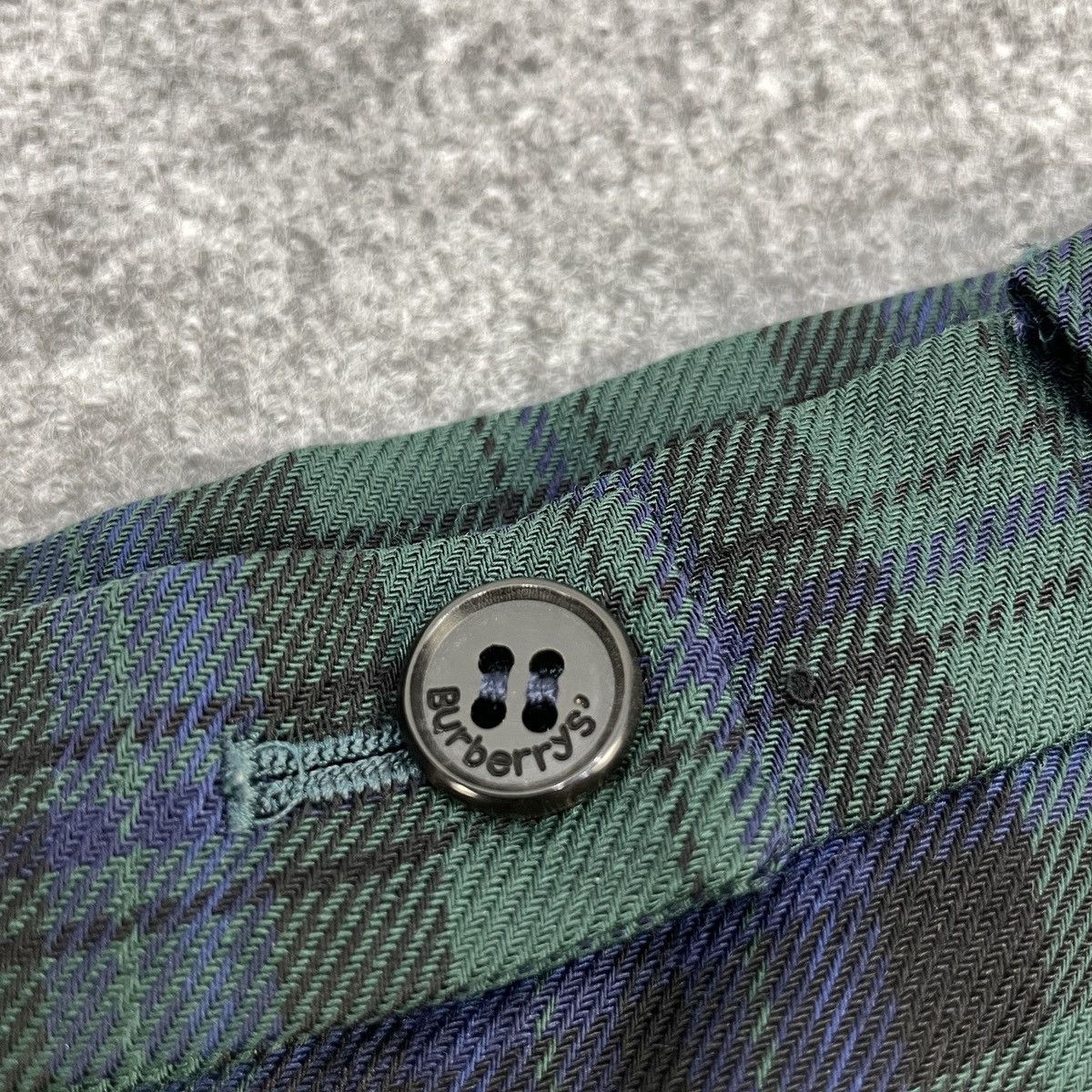 Burberry × Vintage Vintage Burberry's Checker Plaid Wool Pants Size US 26 / EU 42 - 5 Thumbnail