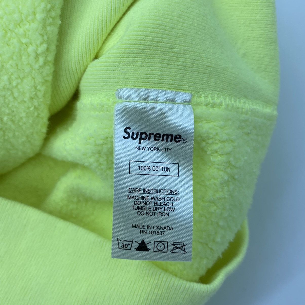 Supreme Chenille Hooded Sweatshirt Size US M / EU 48-50 / 2 - 10 Thumbnail