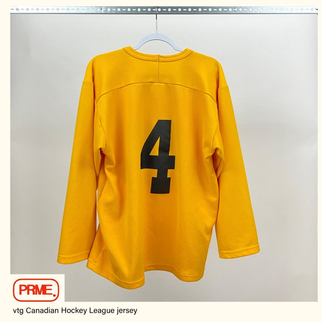 NHL × Vintage vintage 90s ICE HOCKEY Canada Youth League spellout jersey Size US M / EU 48-50 / 2 - 6 Thumbnail