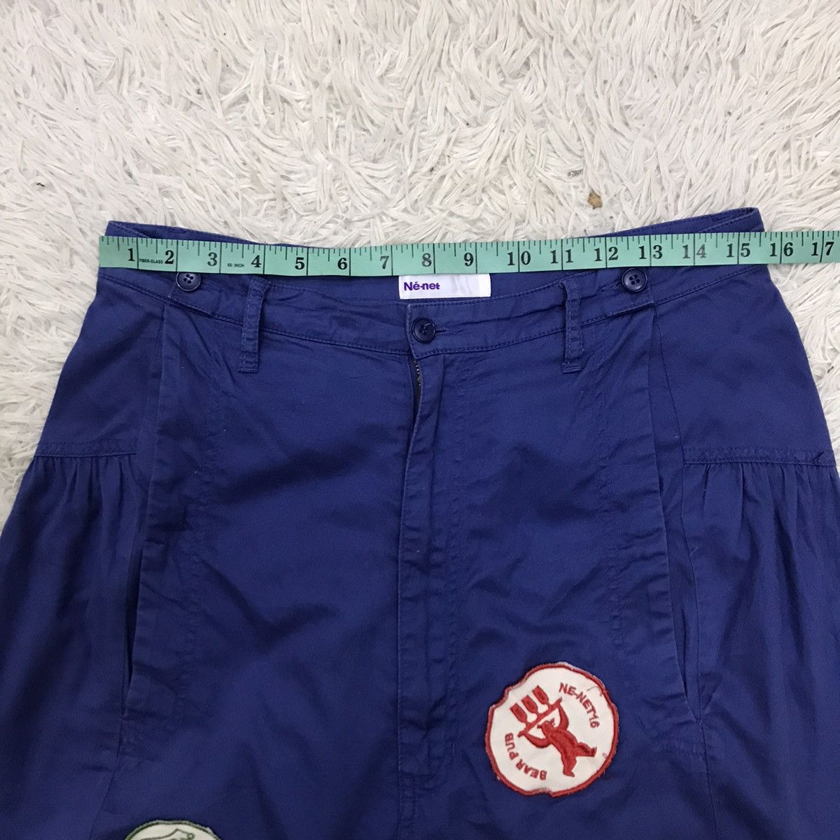 Ne-Net Vintage Ne-net baggy cotton pants buckle back Size US 30 / EU 46 - 16 Thumbnail
