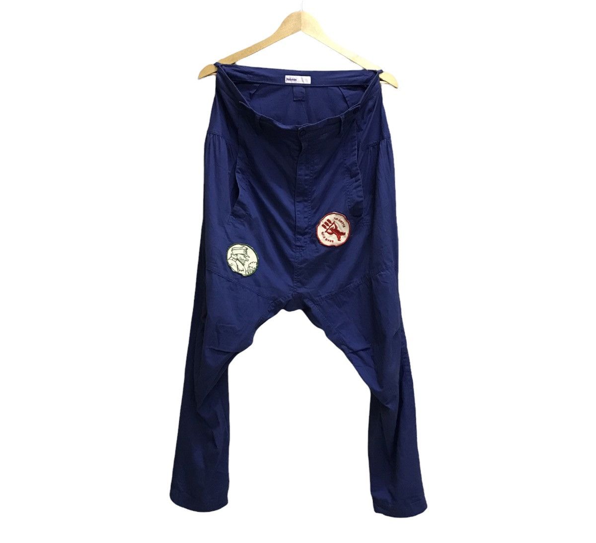 Ne-Net Vintage Ne-net baggy cotton pants buckle back Size US 30 / EU 46 - 1 Thumbnail
