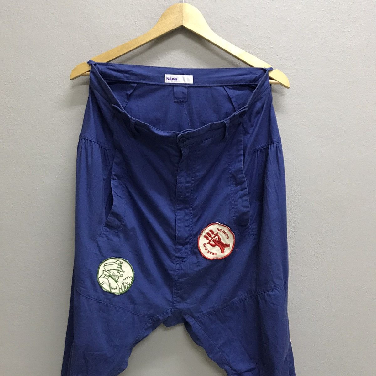 Ne-Net Vintage Ne-net baggy cotton pants buckle back Size US 30 / EU 46 - 4 Thumbnail