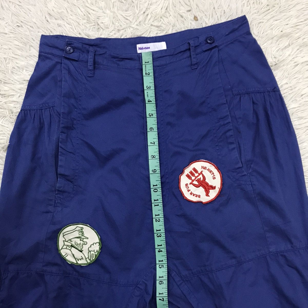 Ne-Net Vintage Ne-net baggy cotton pants buckle back Size US 30 / EU 46 - 18 Thumbnail