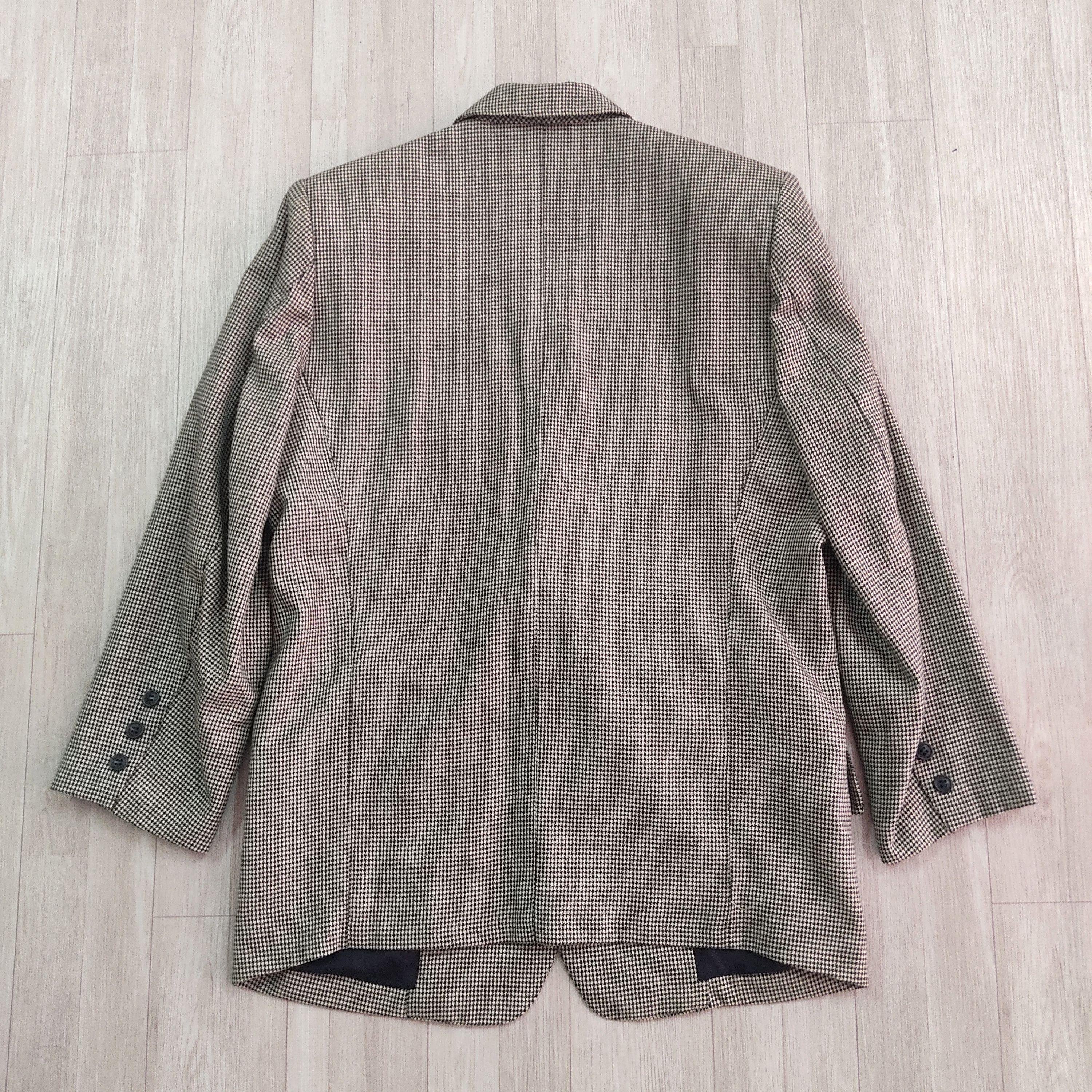 Issey Miyake Vtg 80s ISSEY MIYAKE Plaid Tartan Blazer Coat Jacket Size US M / EU 48-50 / 2 - 13 Thumbnail