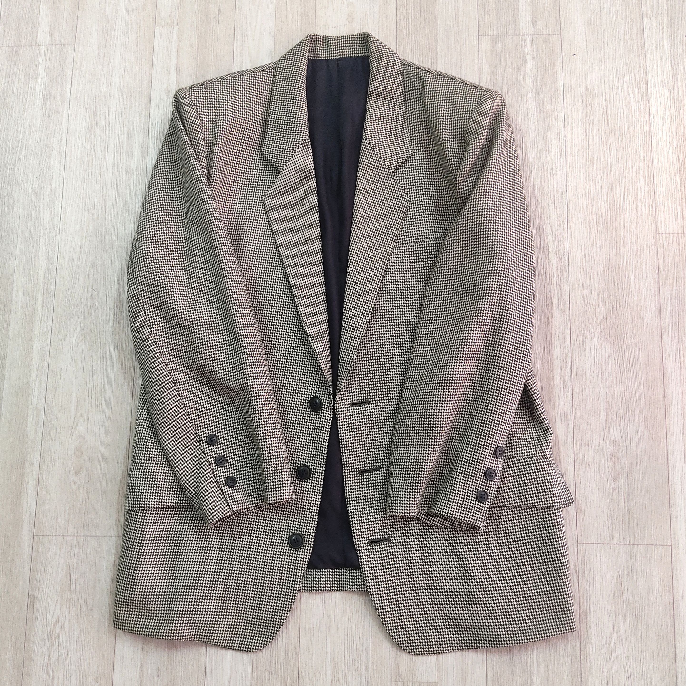 Issey Miyake Vtg 80s ISSEY MIYAKE Plaid Tartan Blazer Coat Jacket Size US M / EU 48-50 / 2 - 5 Thumbnail