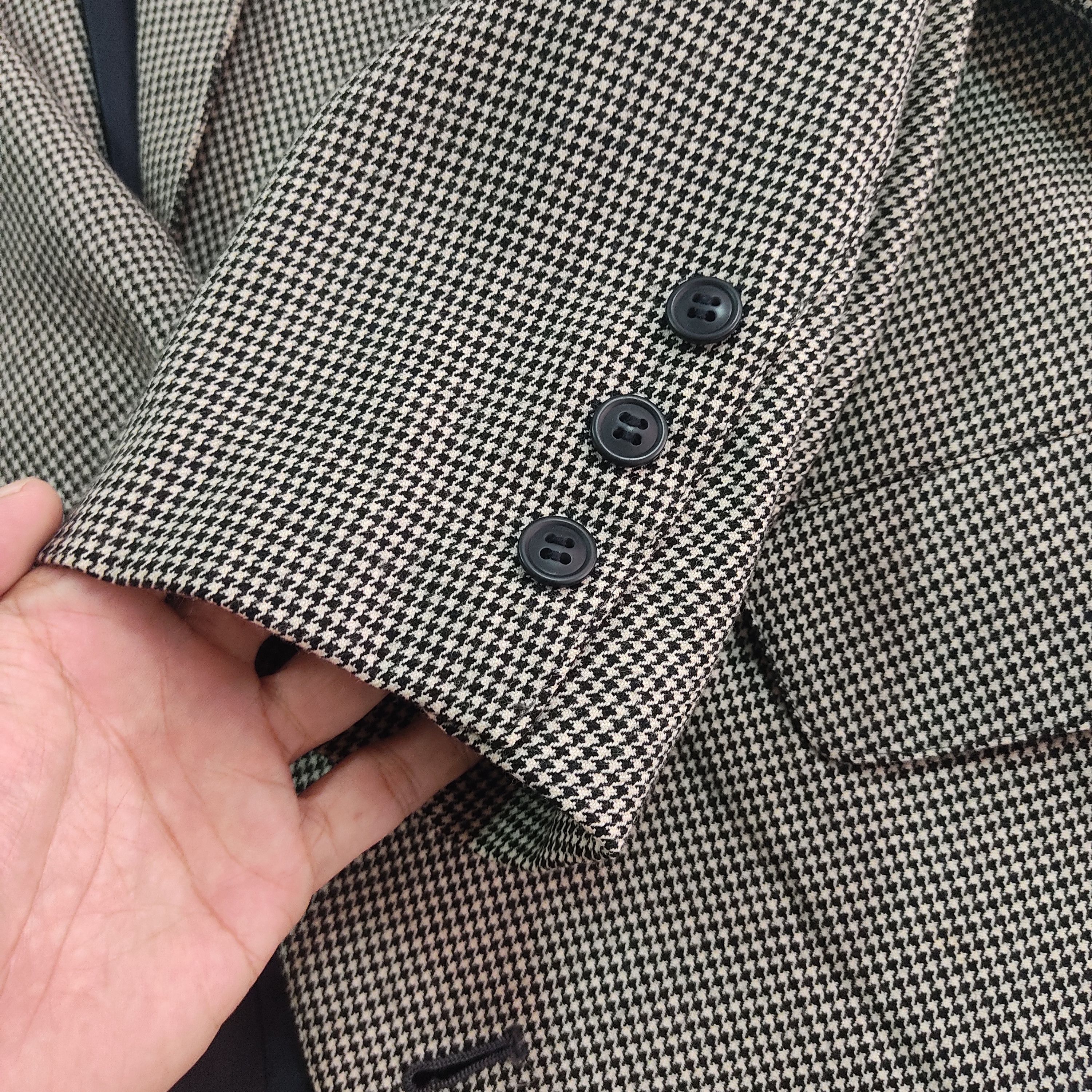 Issey Miyake Vtg 80s ISSEY MIYAKE Plaid Tartan Blazer Coat Jacket Size US M / EU 48-50 / 2 - 6 Thumbnail