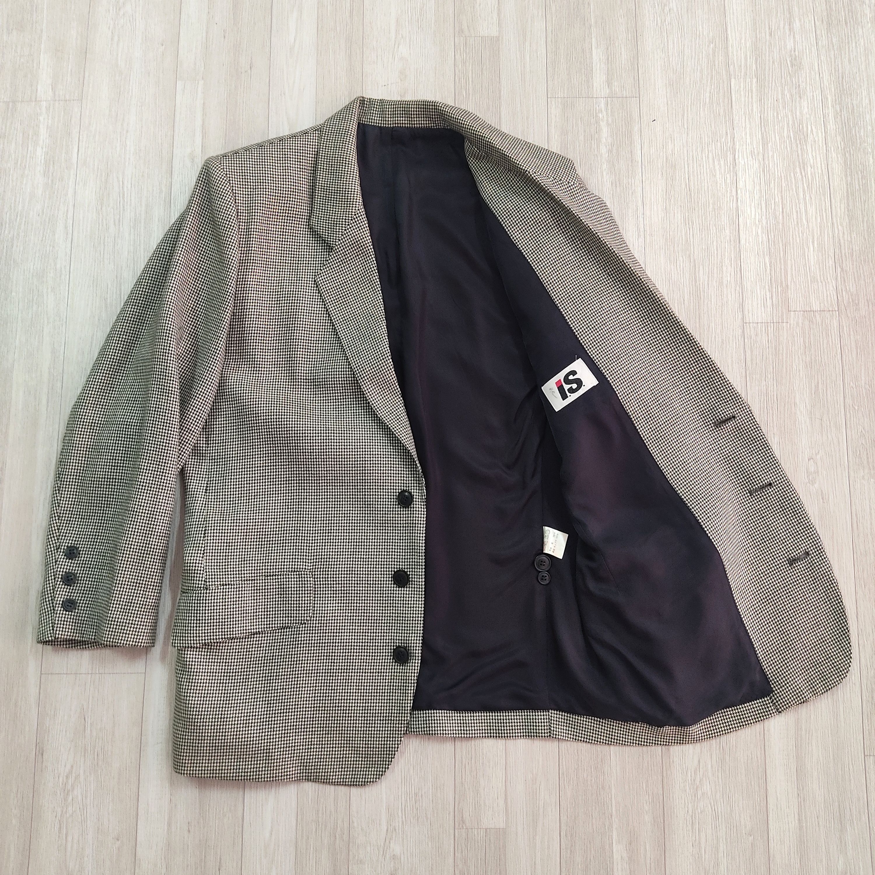 Issey Miyake Vtg 80s ISSEY MIYAKE Plaid Tartan Blazer Coat Jacket Size US M / EU 48-50 / 2 - 8 Thumbnail