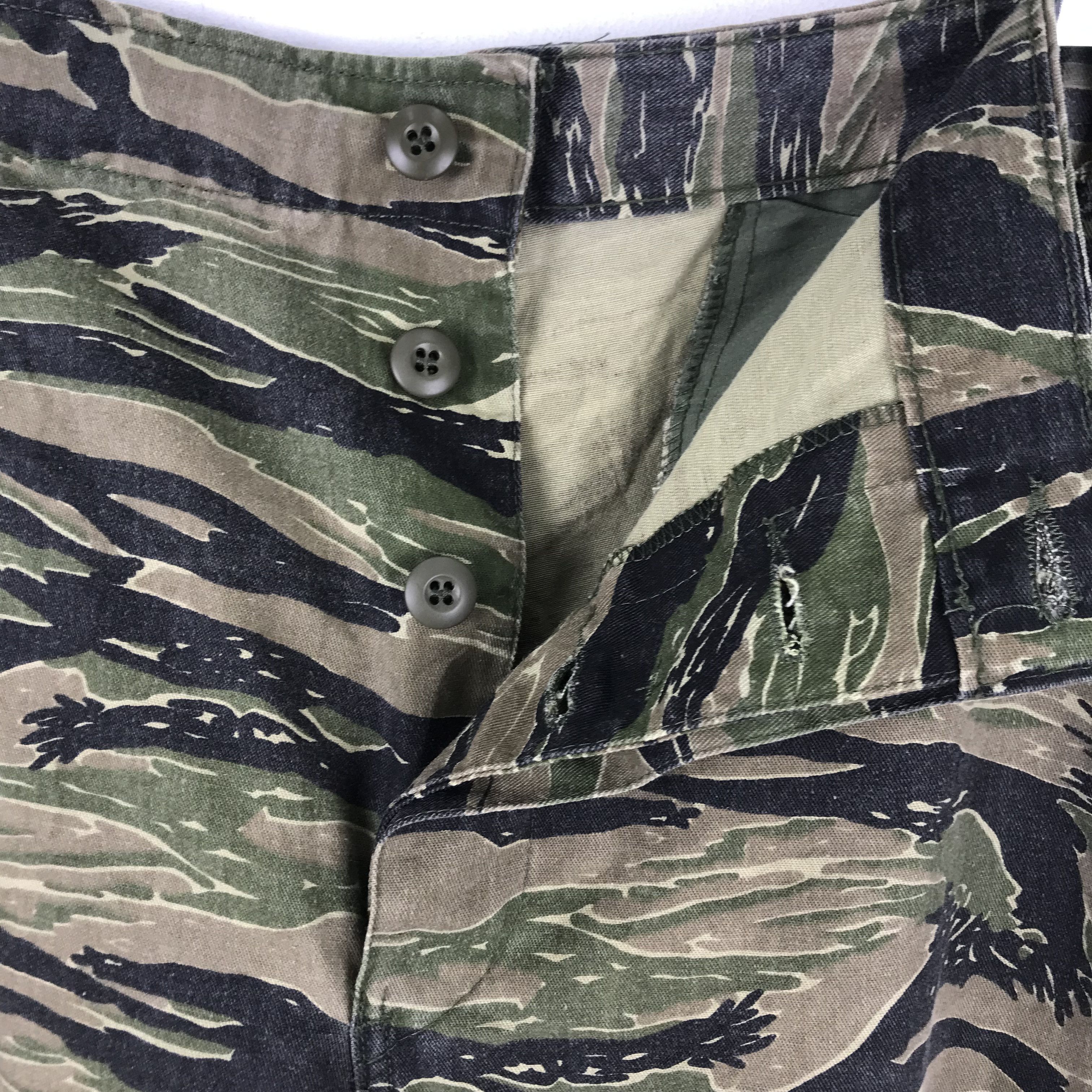 Vintage X253 BIG SIZE! VTG TIGER STRIPE ARMY CAMO PANTS RARE! Size US 44 / EU 60 - 6 Thumbnail