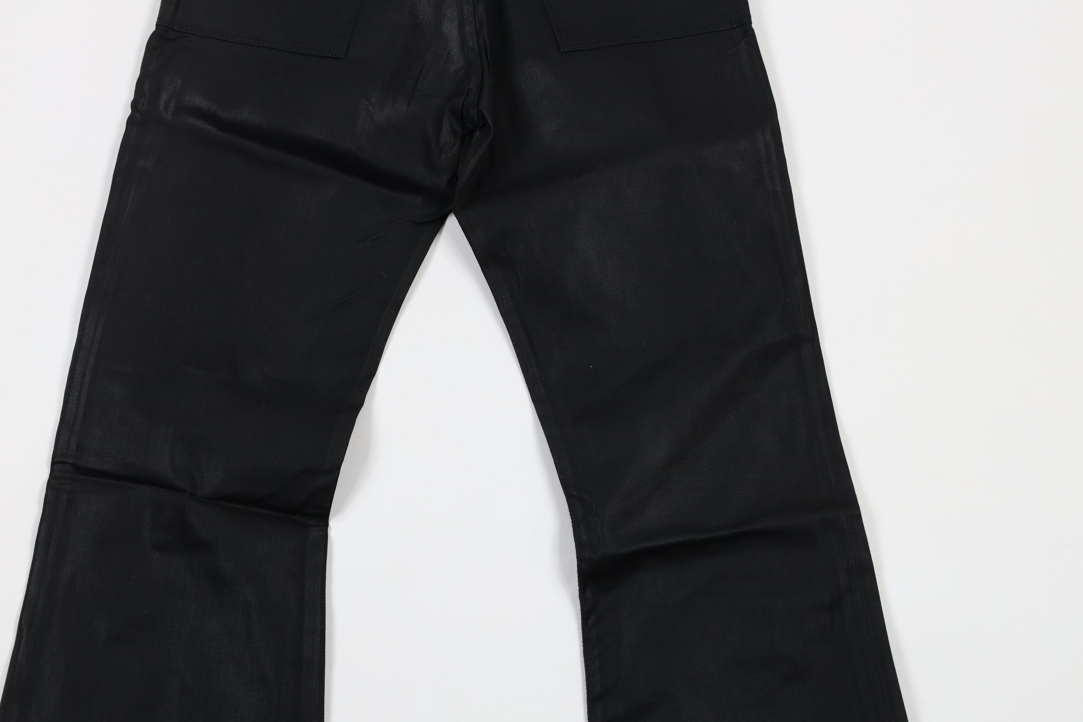 Vintage × Von Dutch NOS Vintage Y2K Von Dutch Wide Leg Flared Jeans Black 29 Size 29" - 9 Thumbnail